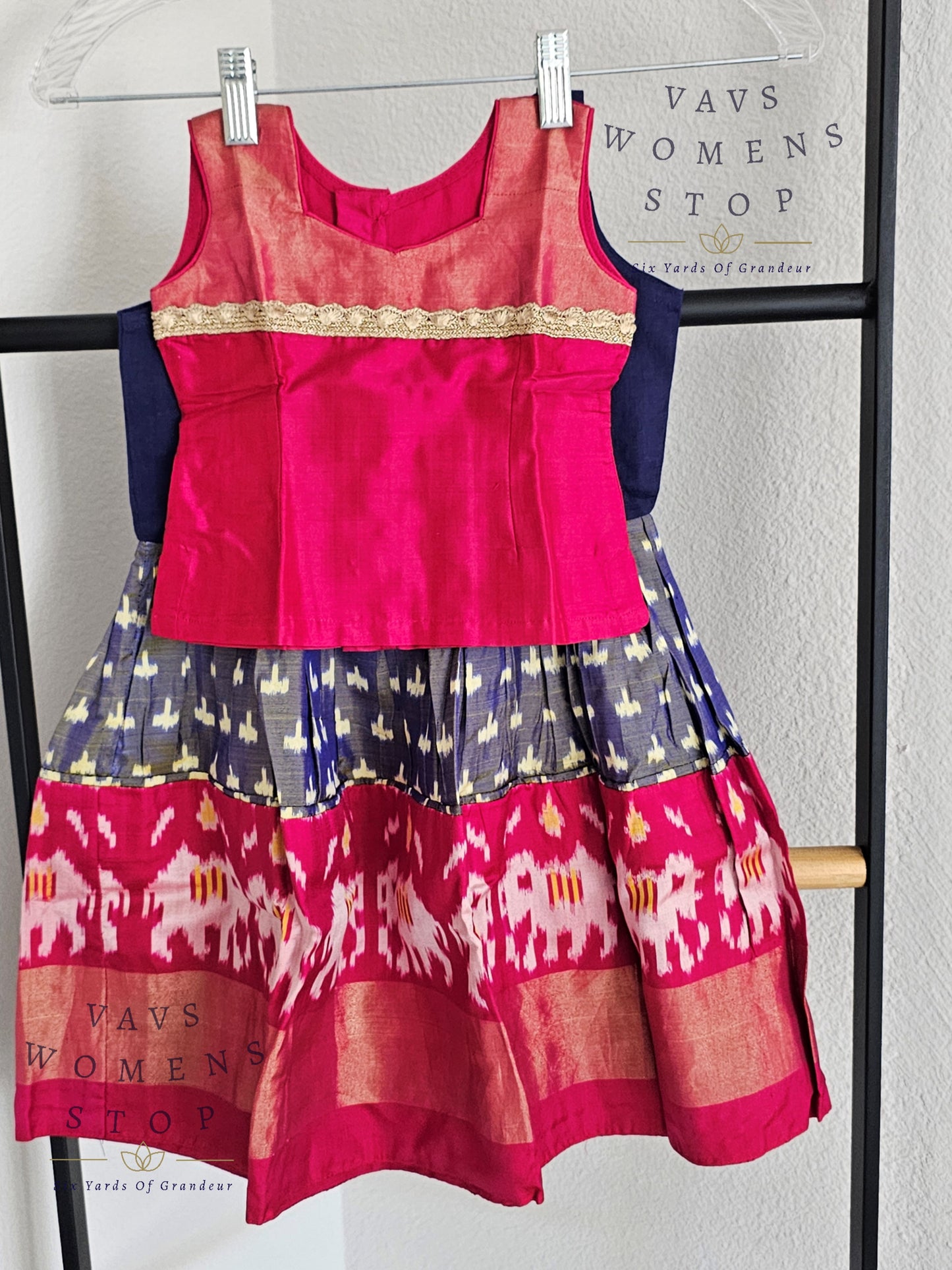 Pure Ikkat Langa Blouse
