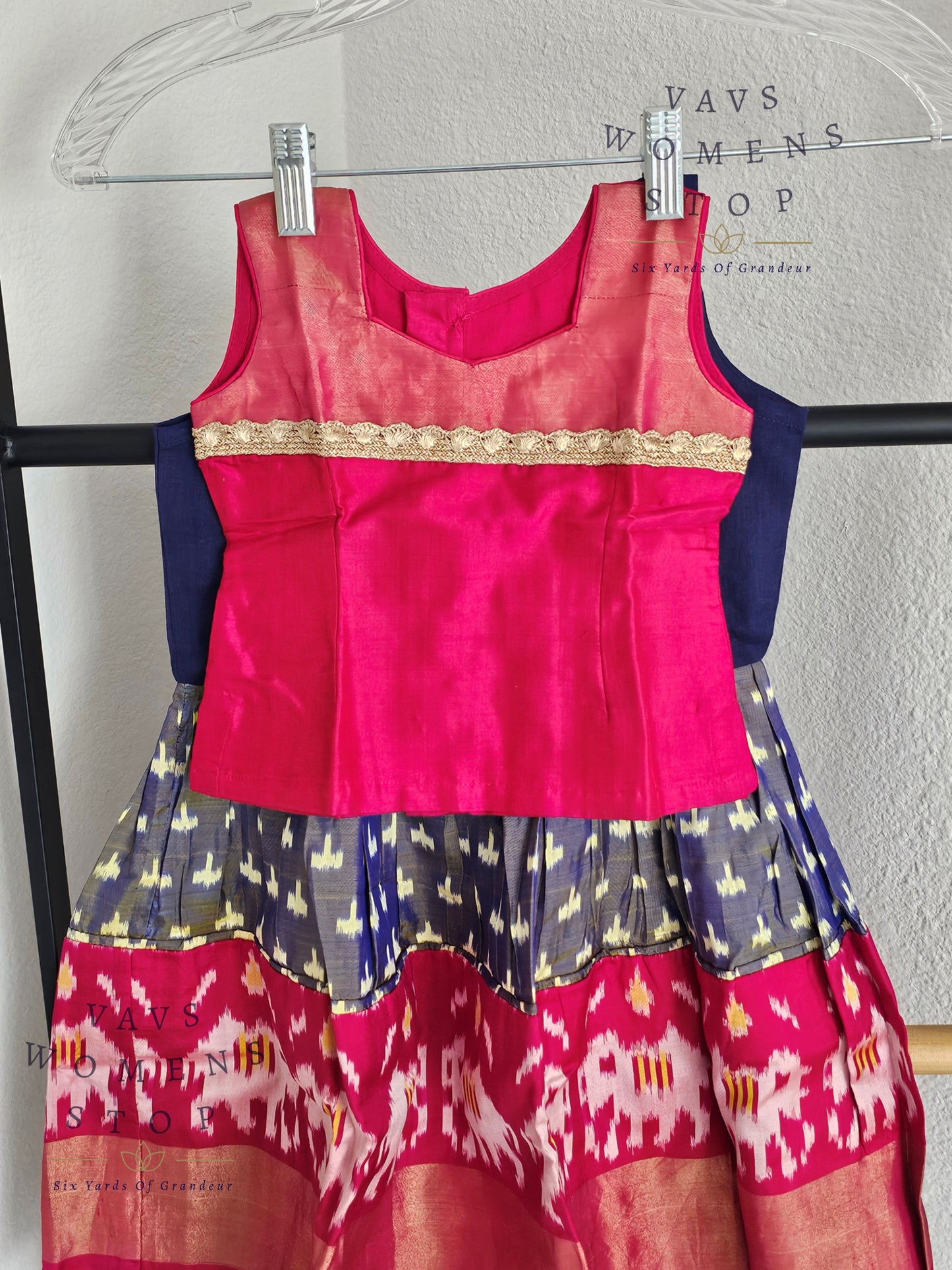 Pure Ikkat Langa Blouse