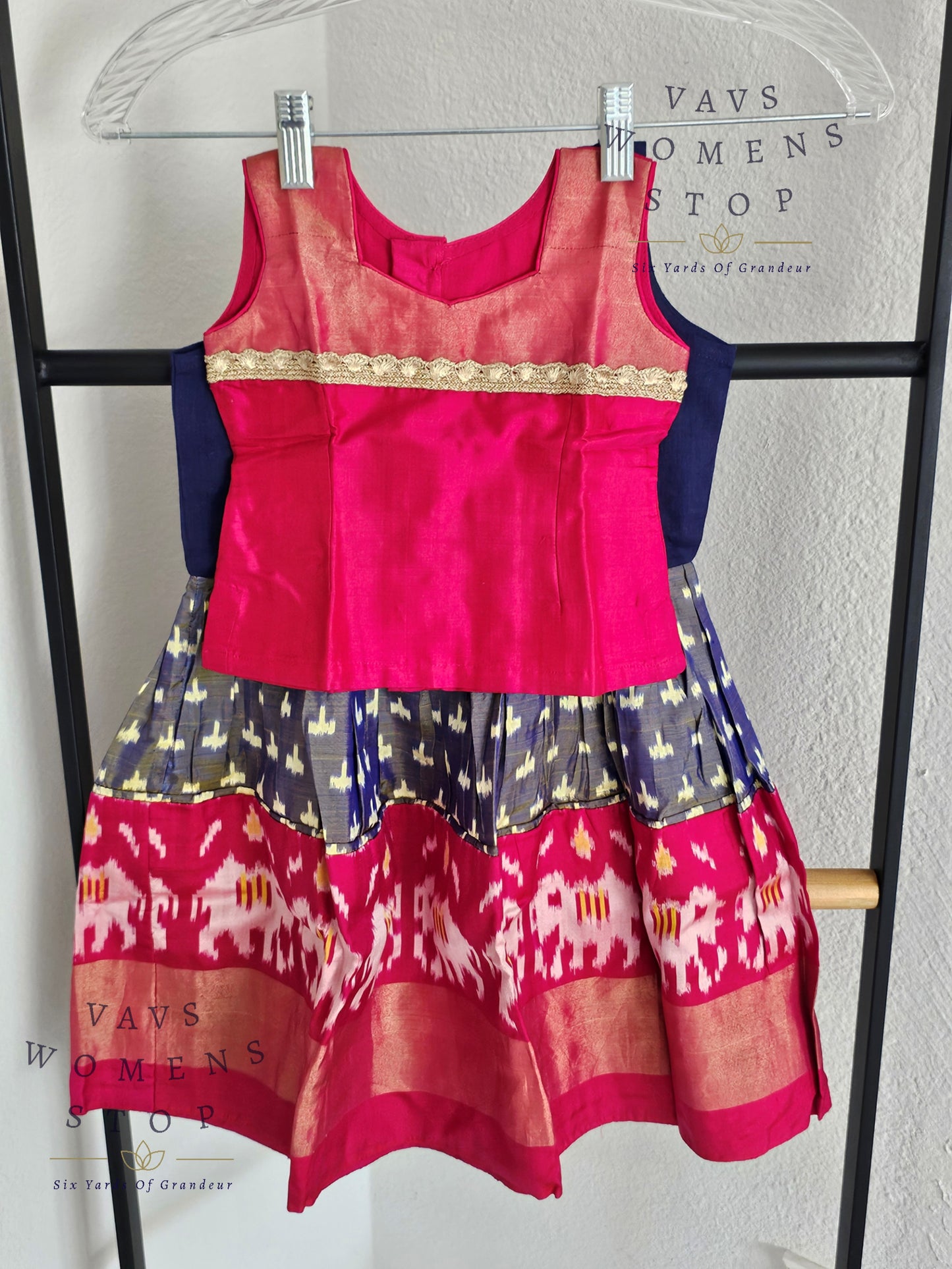 Pure Ikkat Langa Blouse