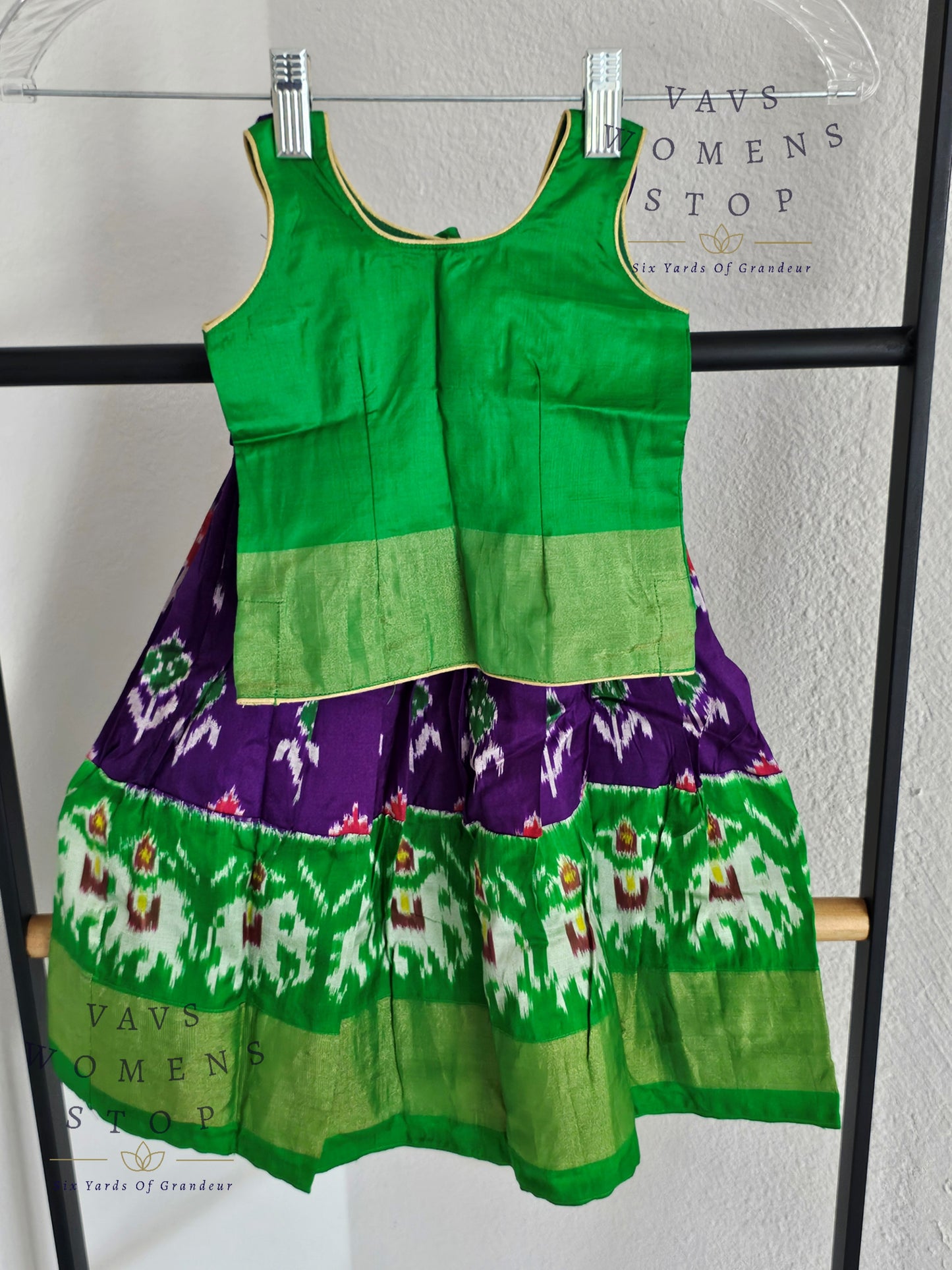 Pure Ikkat Silk Lehenga Blouse