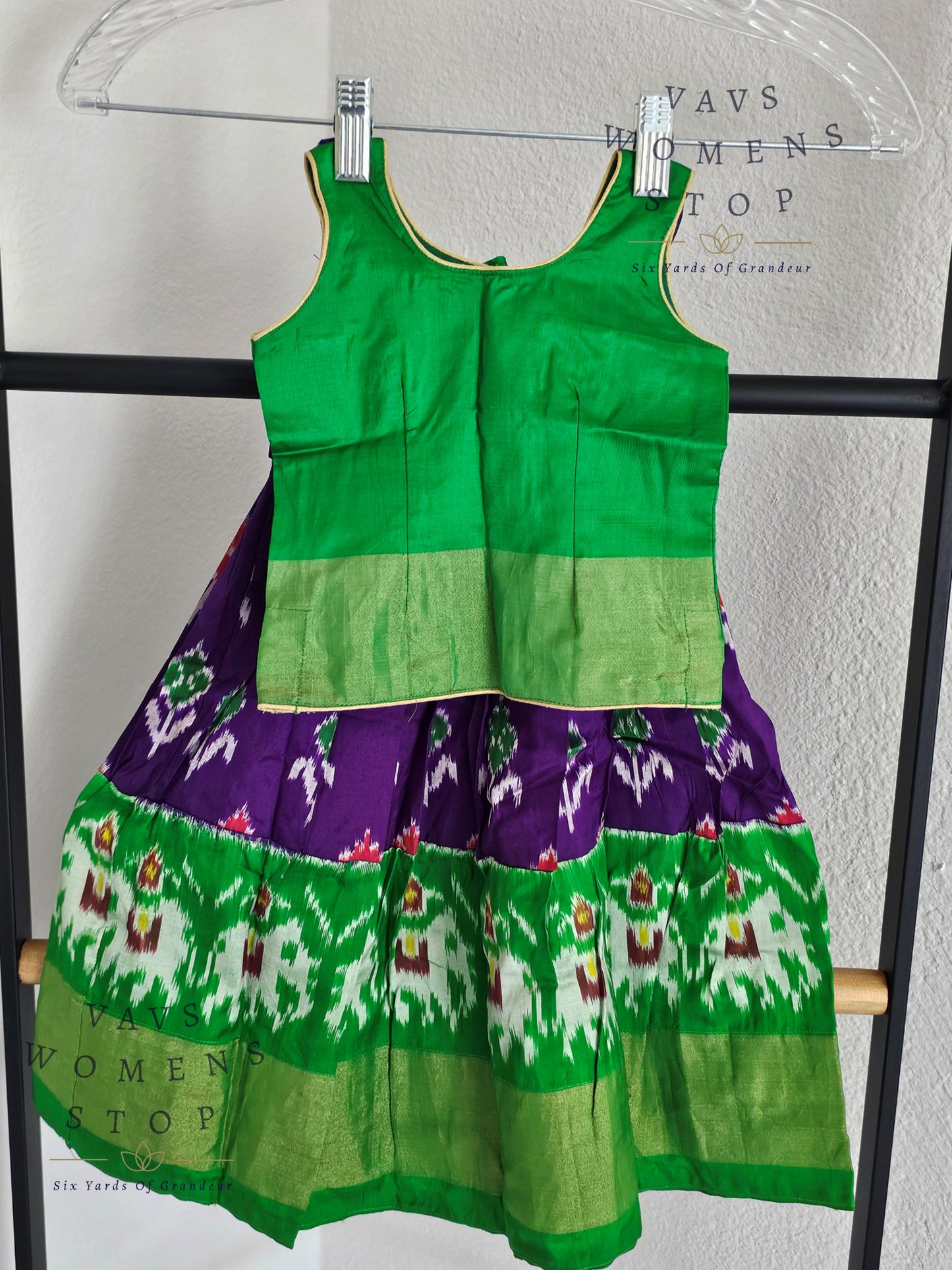 Pure Ikkat Silk Lehenga Blouse