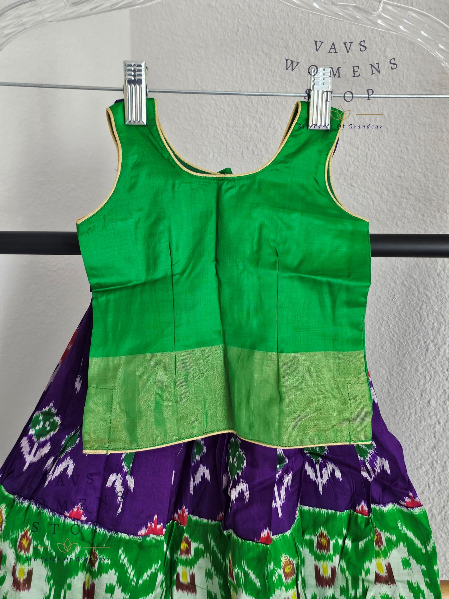 Pure Ikkat Silk Lehenga Blouse