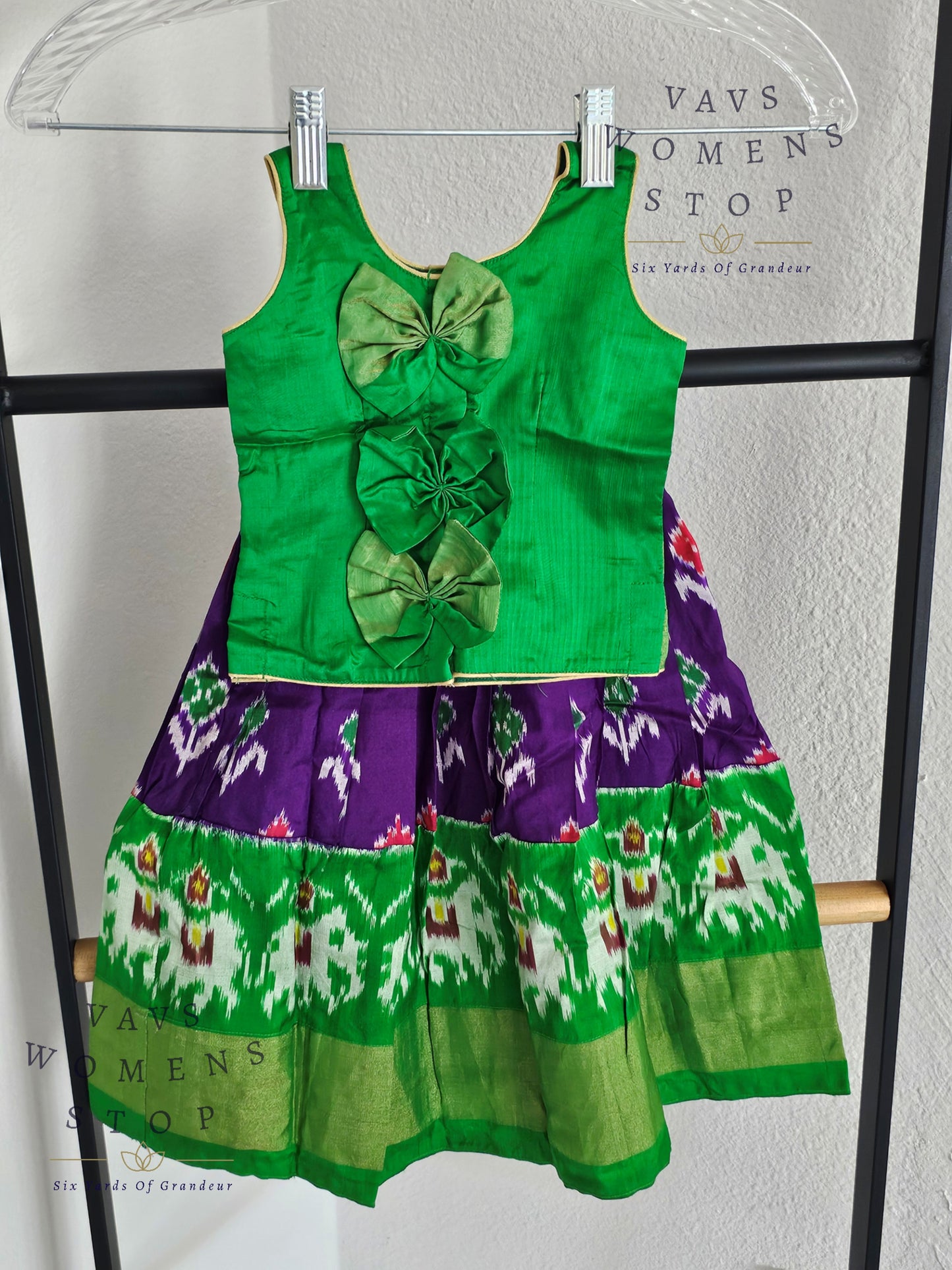Pure Ikkat Silk Lehenga Blouse