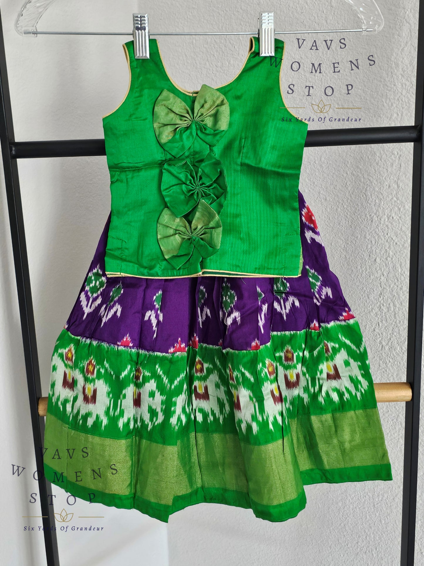 Pure Ikkat Silk Lehenga Blouse