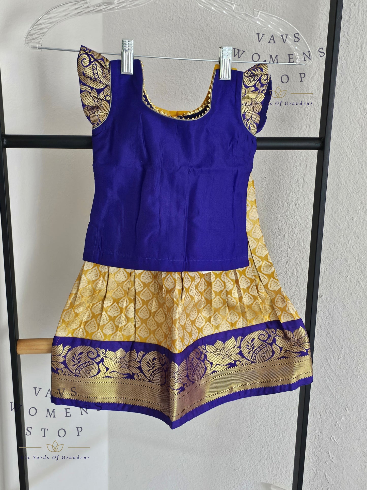 Kanchi Silk Lehenga/Langa Blouse