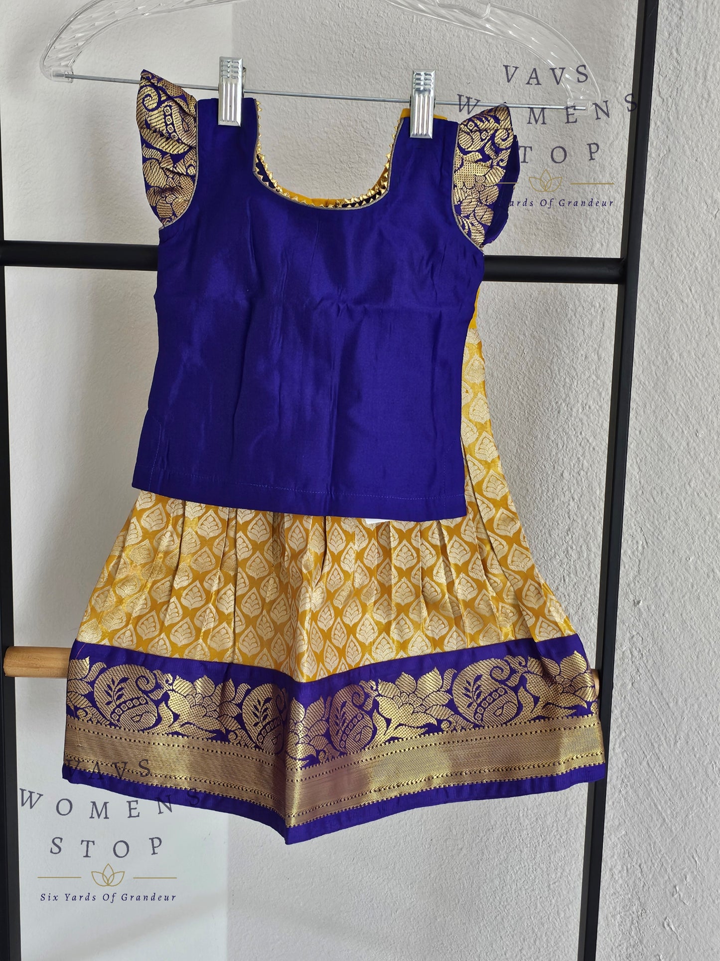 Kanchi Silk Lehenga/Langa Blouse