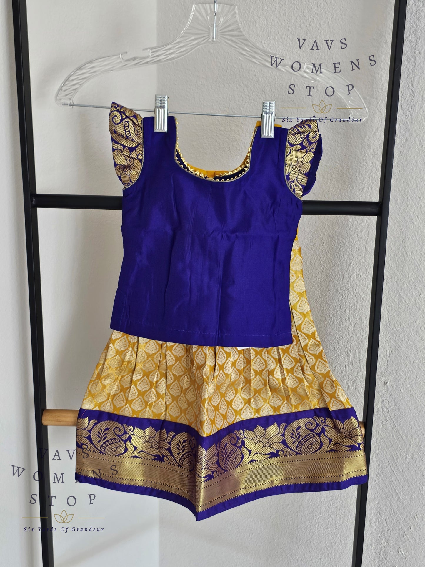 Kanchi Silk Lehenga/Langa Blouse