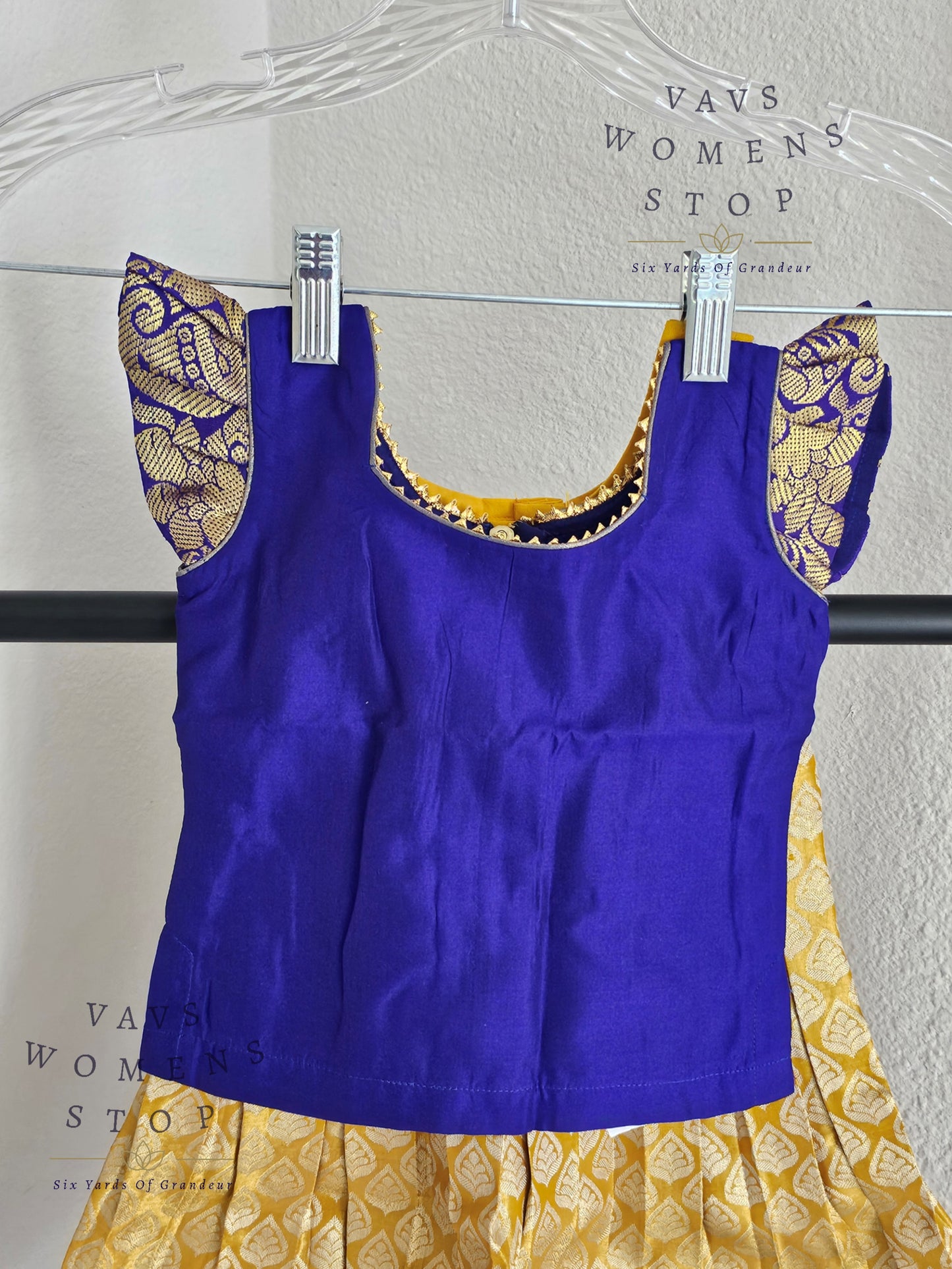 Kanchi Silk Lehenga/Langa Blouse