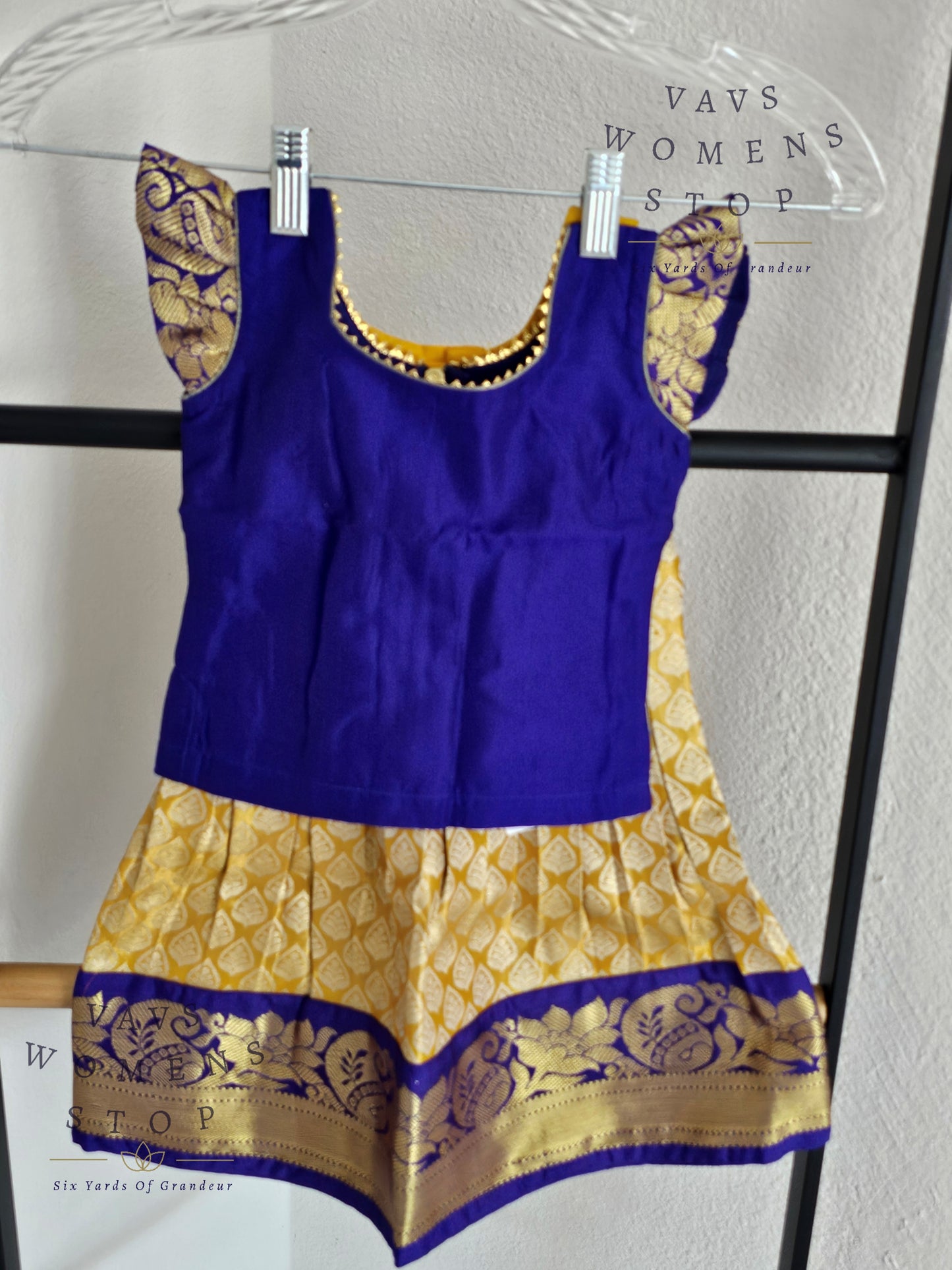 Kanchi Silk Lehenga/Langa Blouse