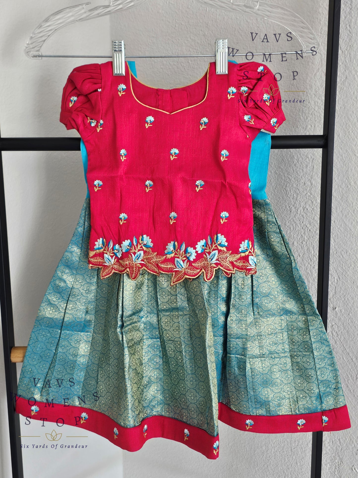 Pure Kanchi Silk Lehenga Paired with Rawsilk Blouse