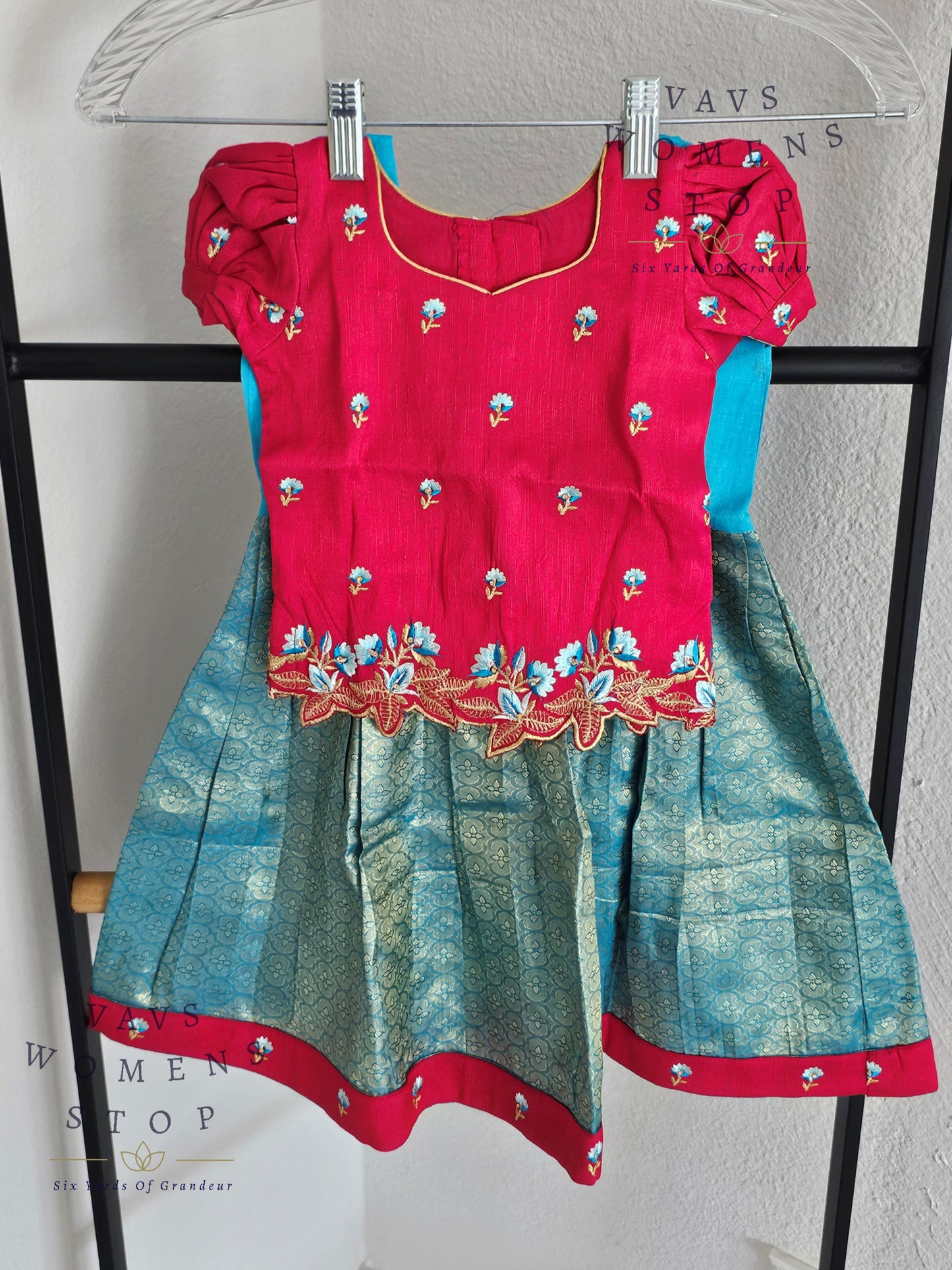 Pure Kanchi Silk Lehenga Paired with Rawsilk Blouse