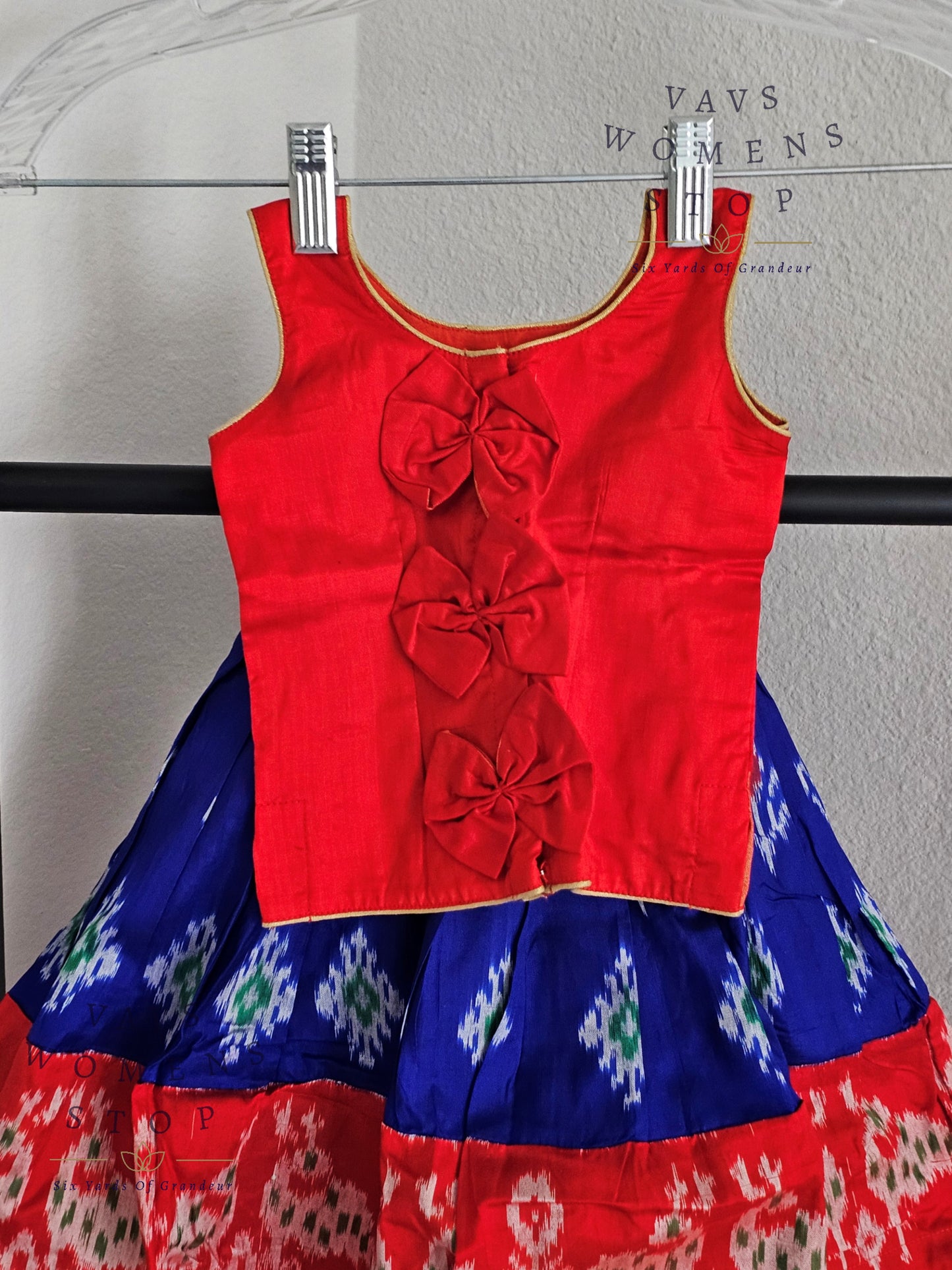 Pure Ikkat Silk Lehenga Blouse