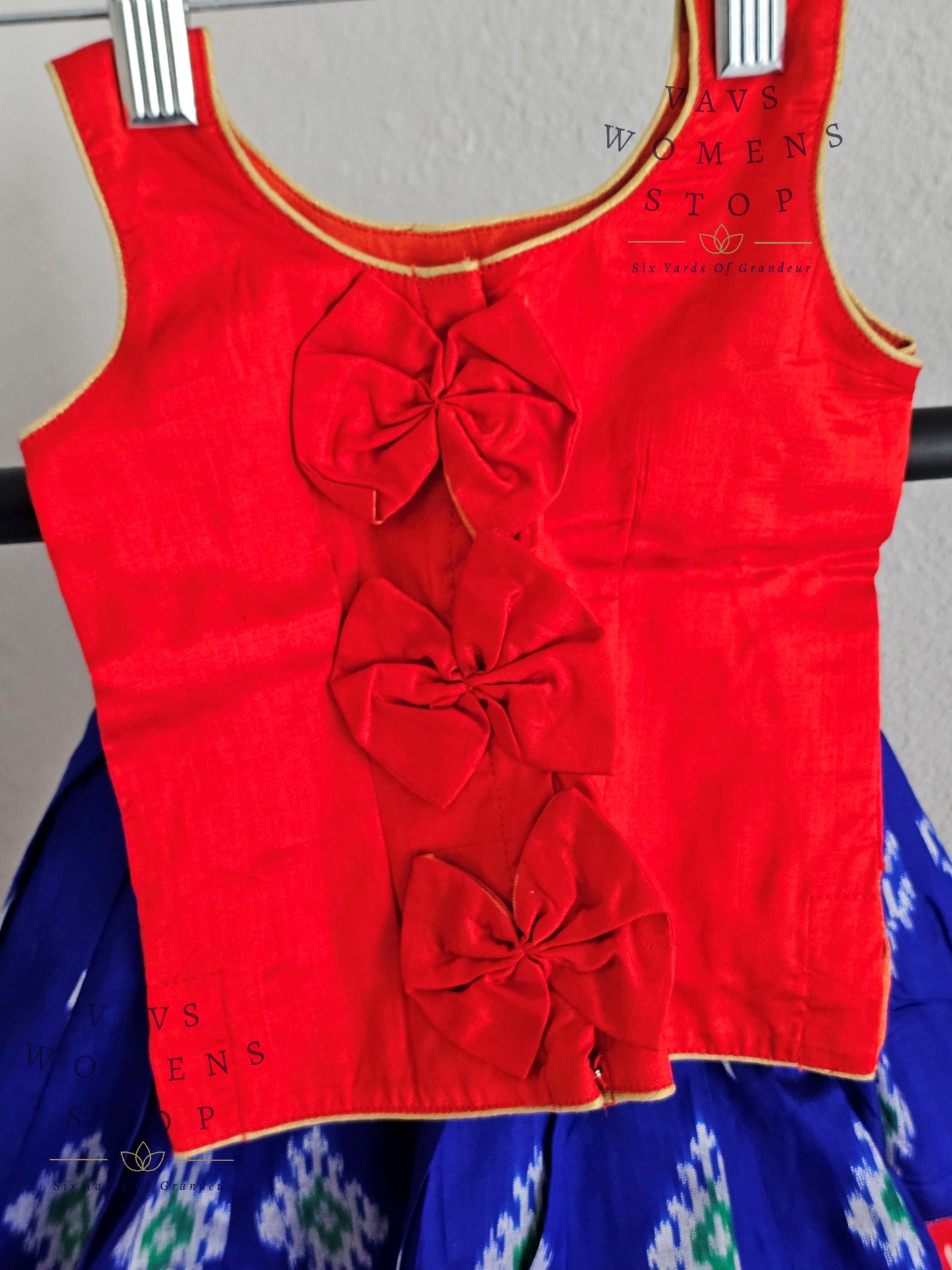 Pure Ikkat Silk Lehenga Blouse