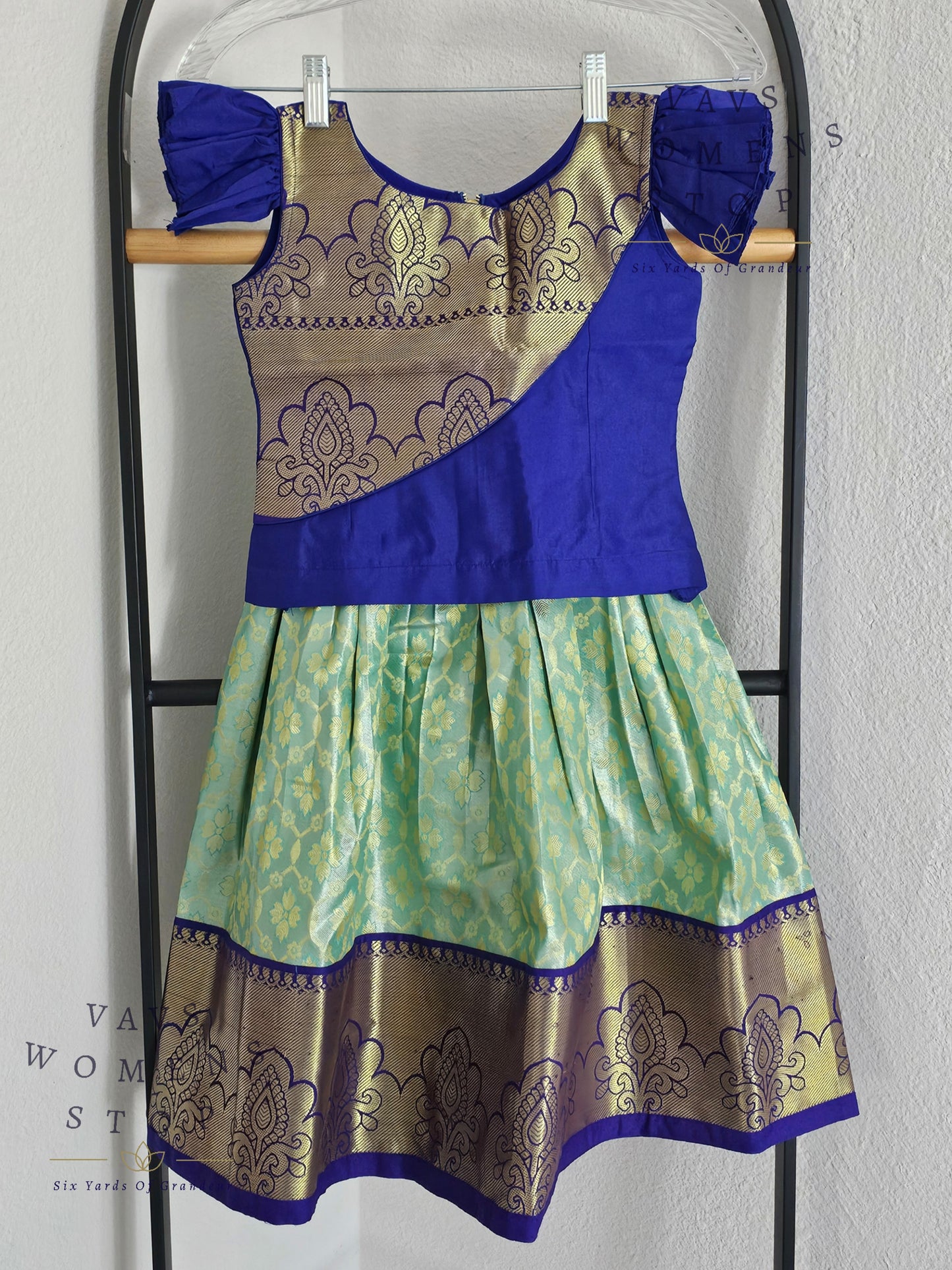 Kanchi Silk Lehenga/Langa Blouse