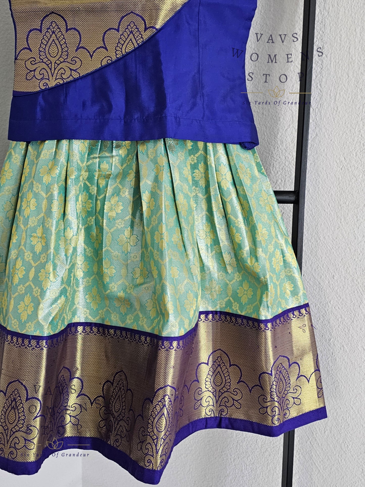 Kanchi Silk Lehenga/Langa Blouse