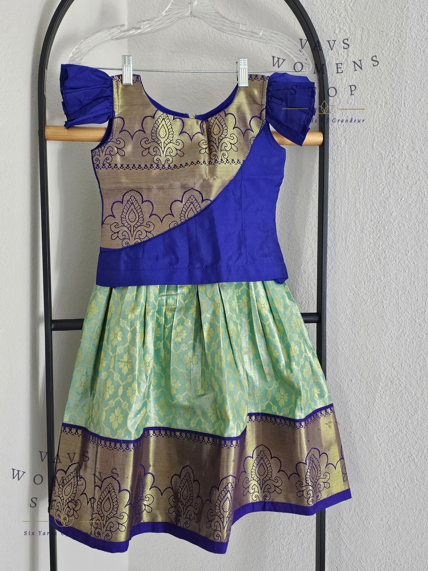 Kanchi Silk Lehenga/Langa Blouse