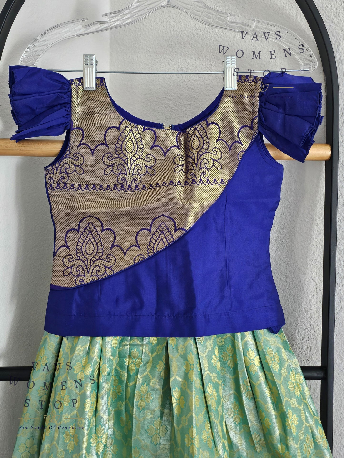 Kanchi Silk Lehenga/Langa Blouse