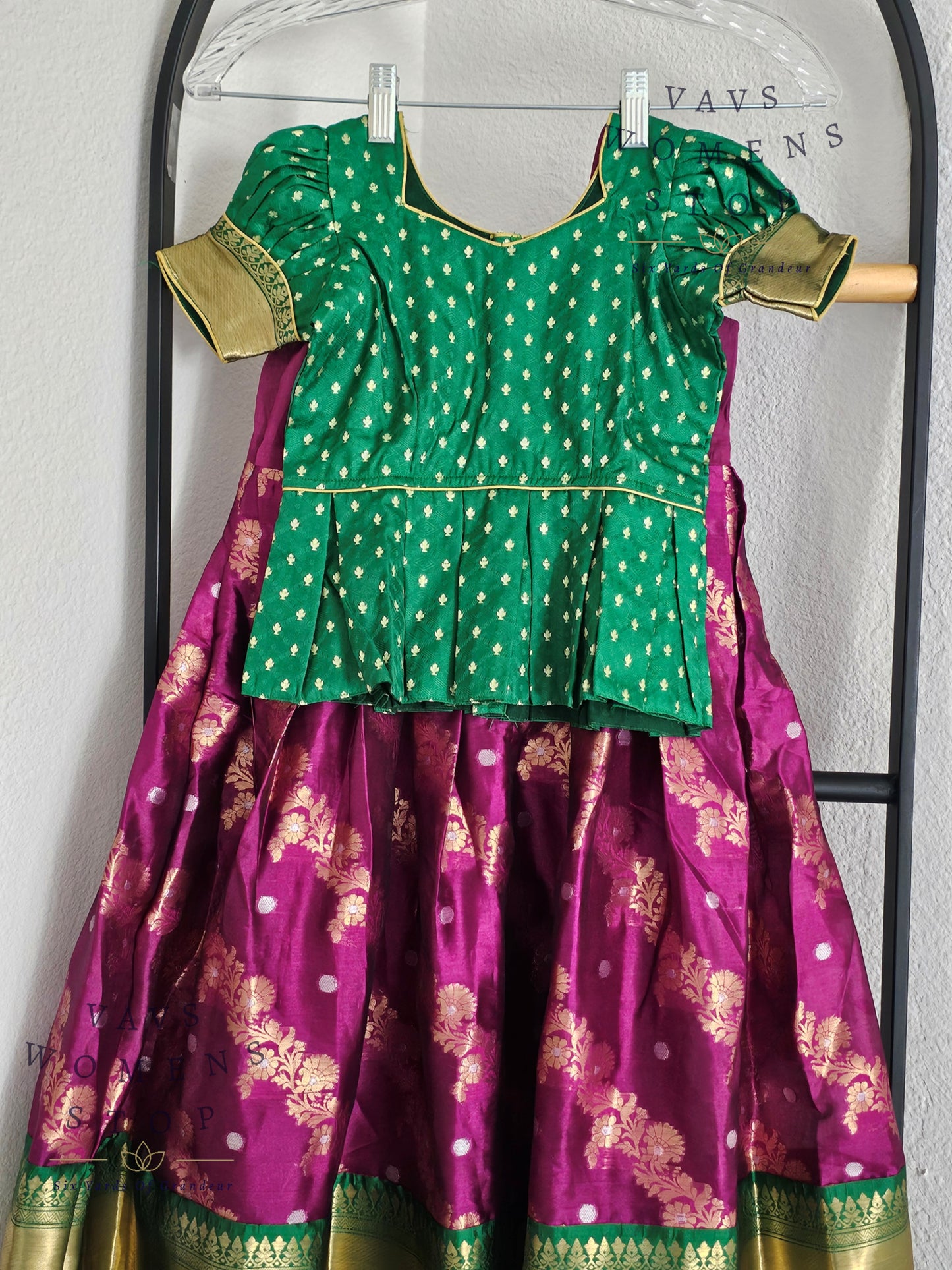 Warm Organza Designer Lehenga Blouse