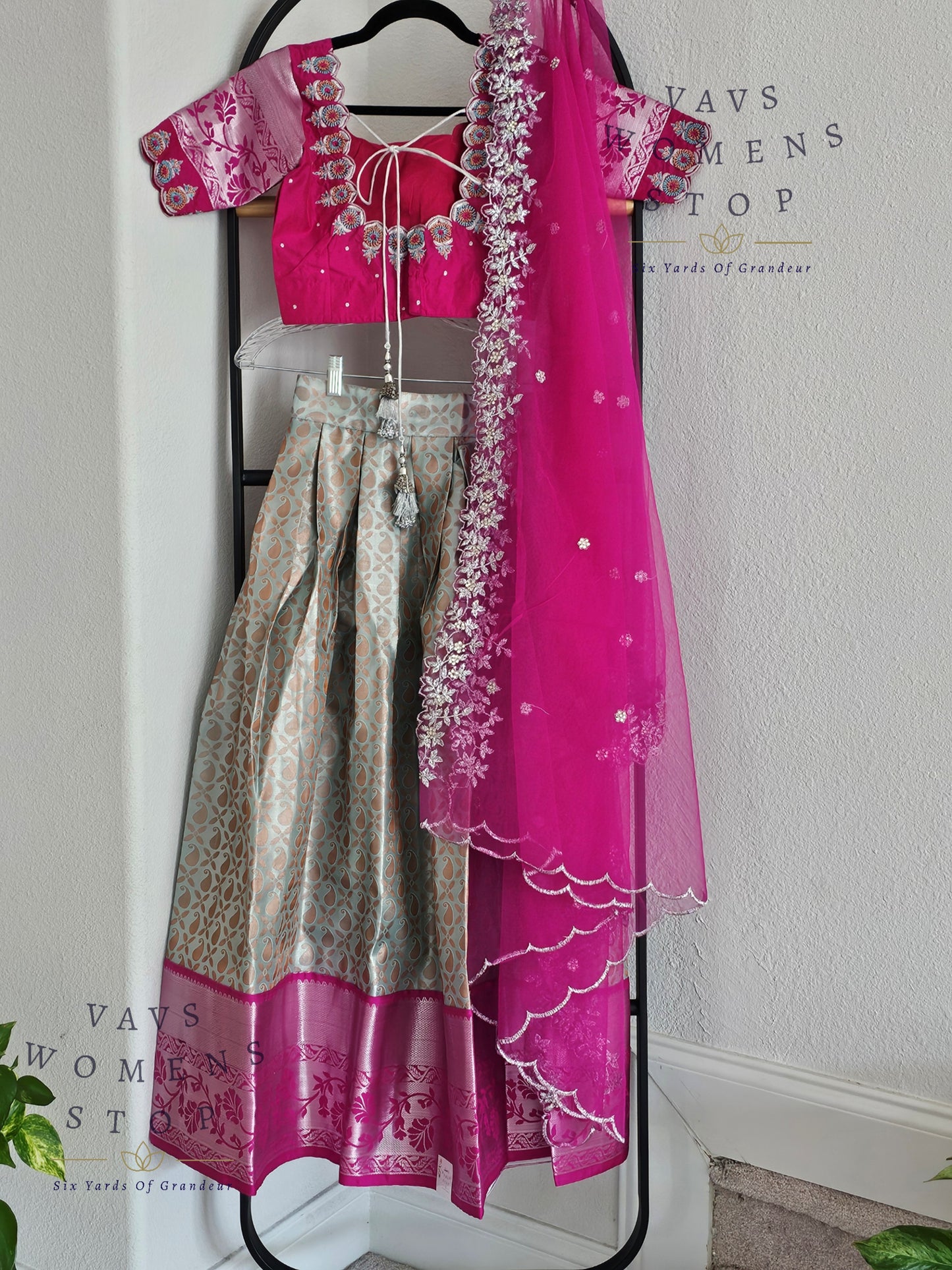 Traditional Half Saree Set