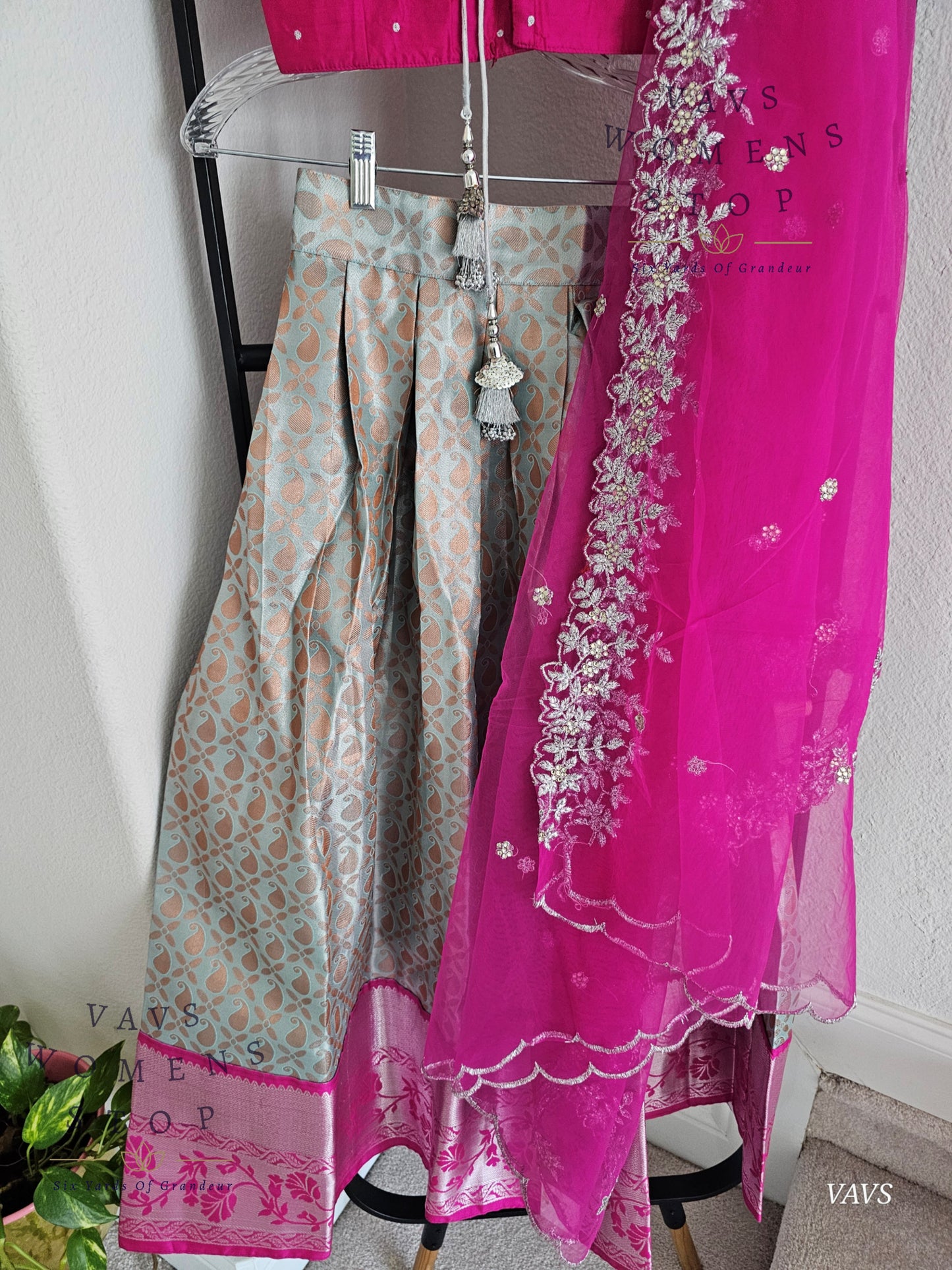 Traditional Half Saree Set