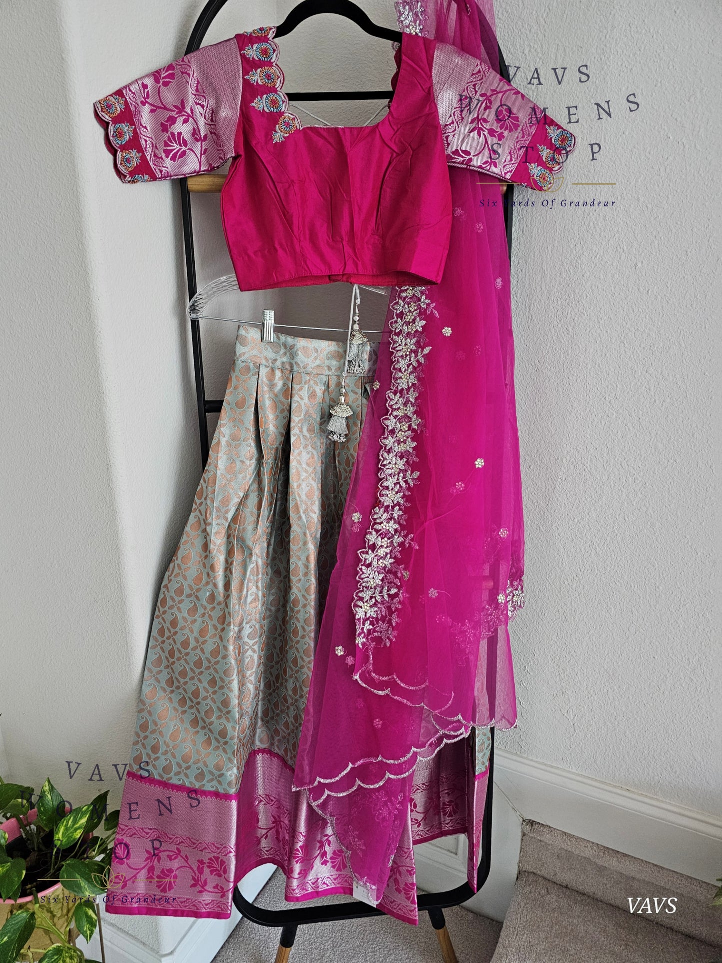 Traditional Half Saree Set