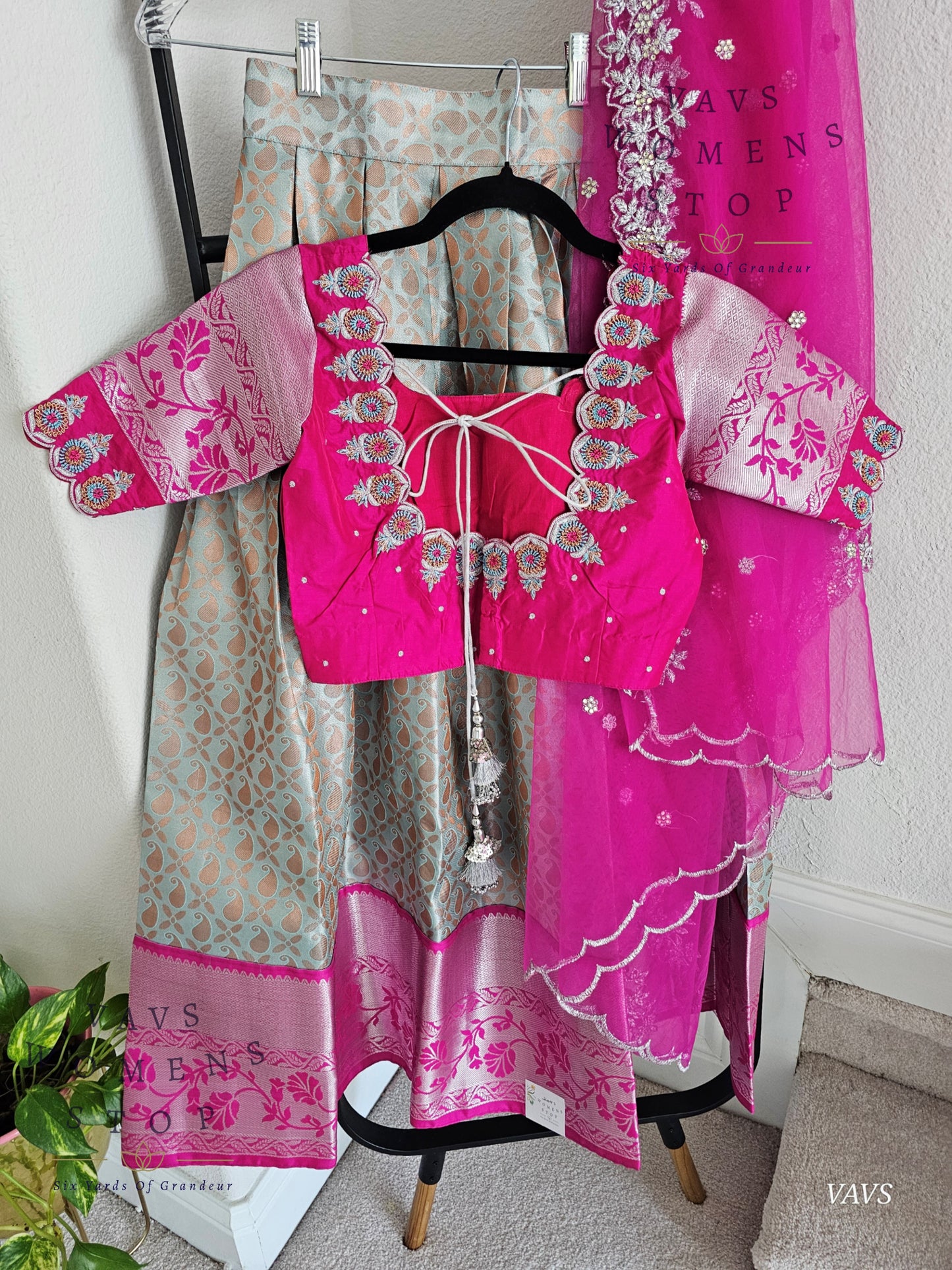 Traditional Half Saree Set
