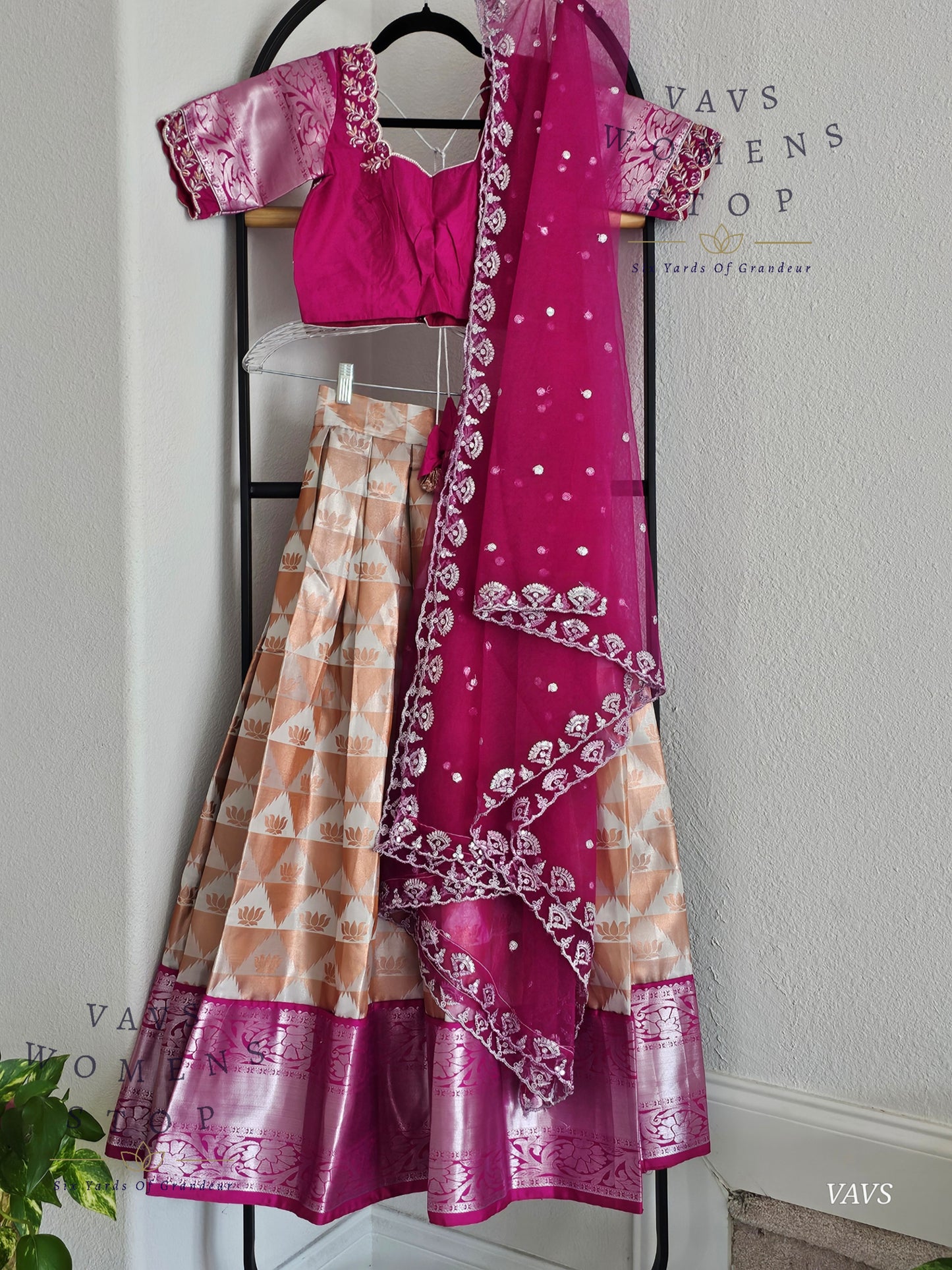 Traditional Half Saree Set