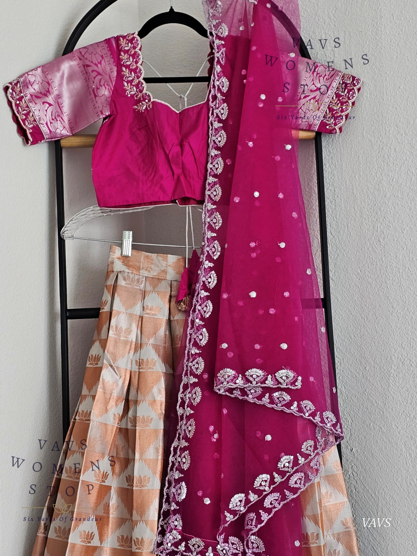 Traditional Half Saree Set