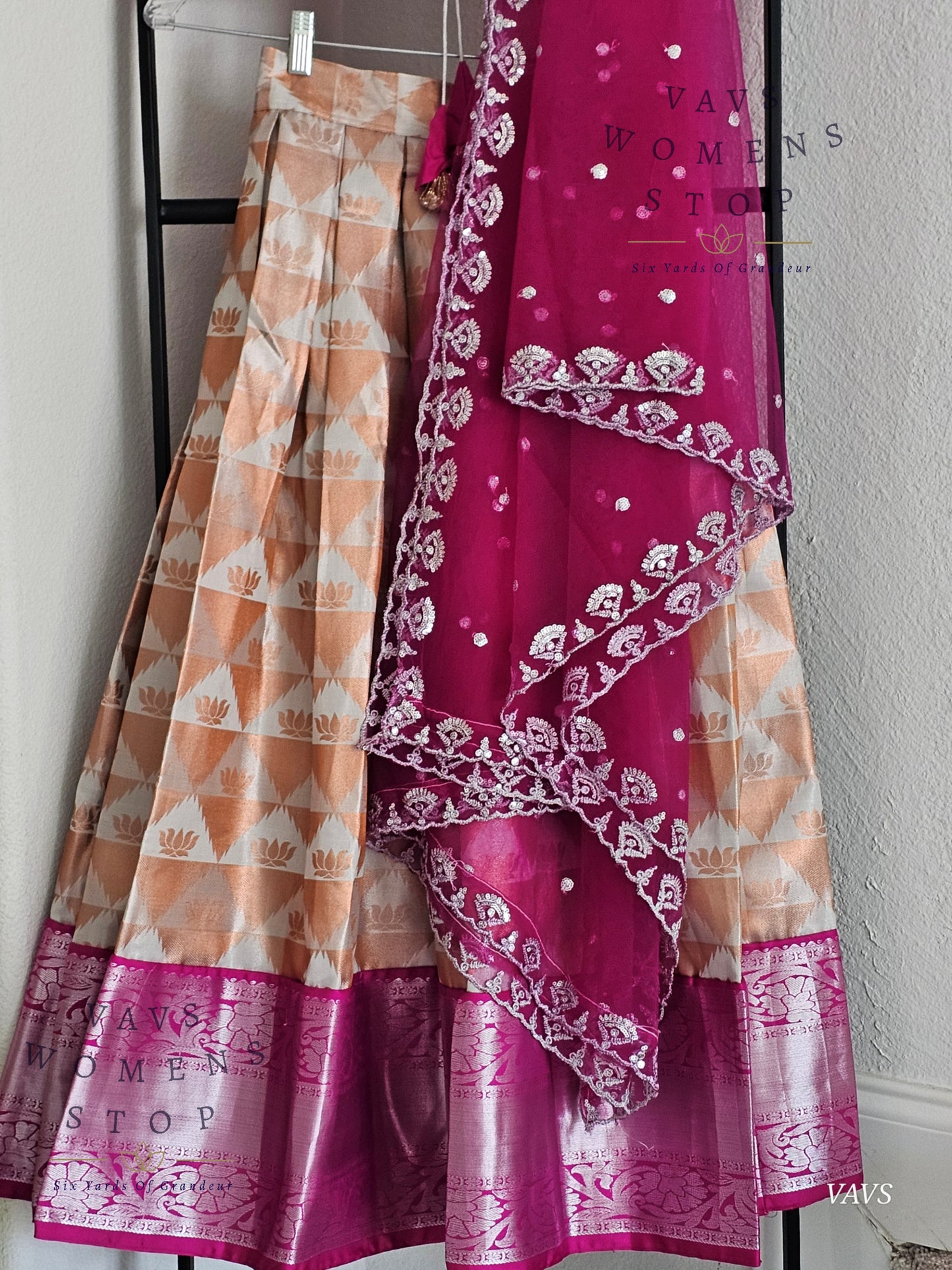 Traditional Half Saree Set