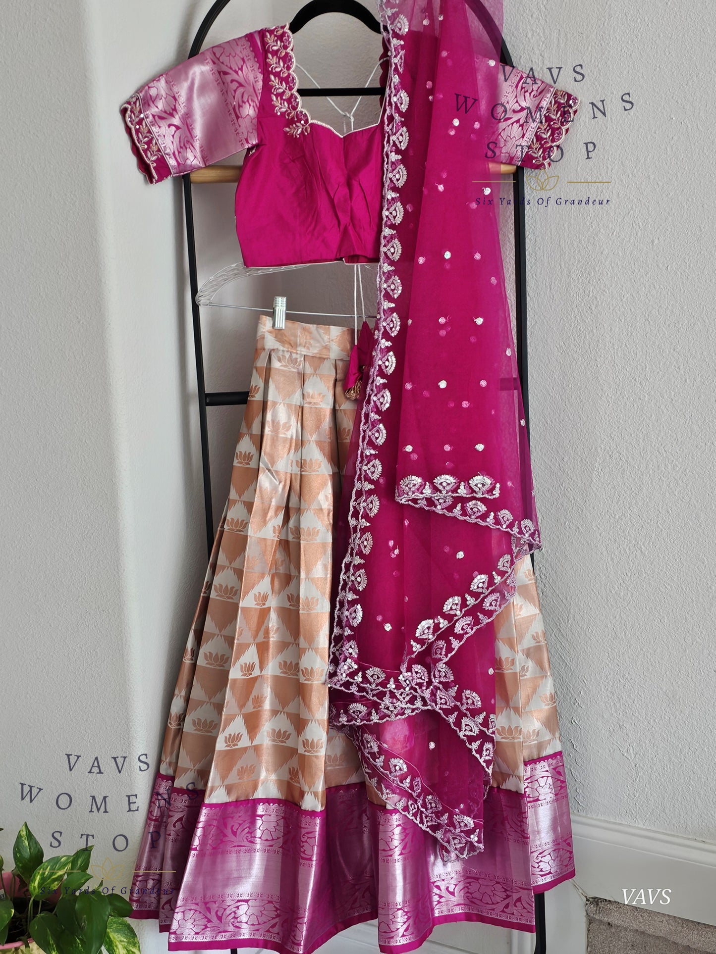 Traditional Half Saree Set