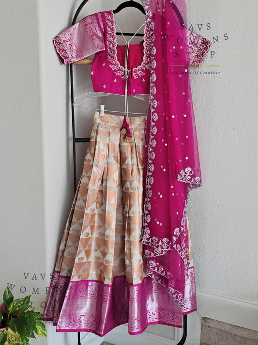 Traditional Half Saree Set
