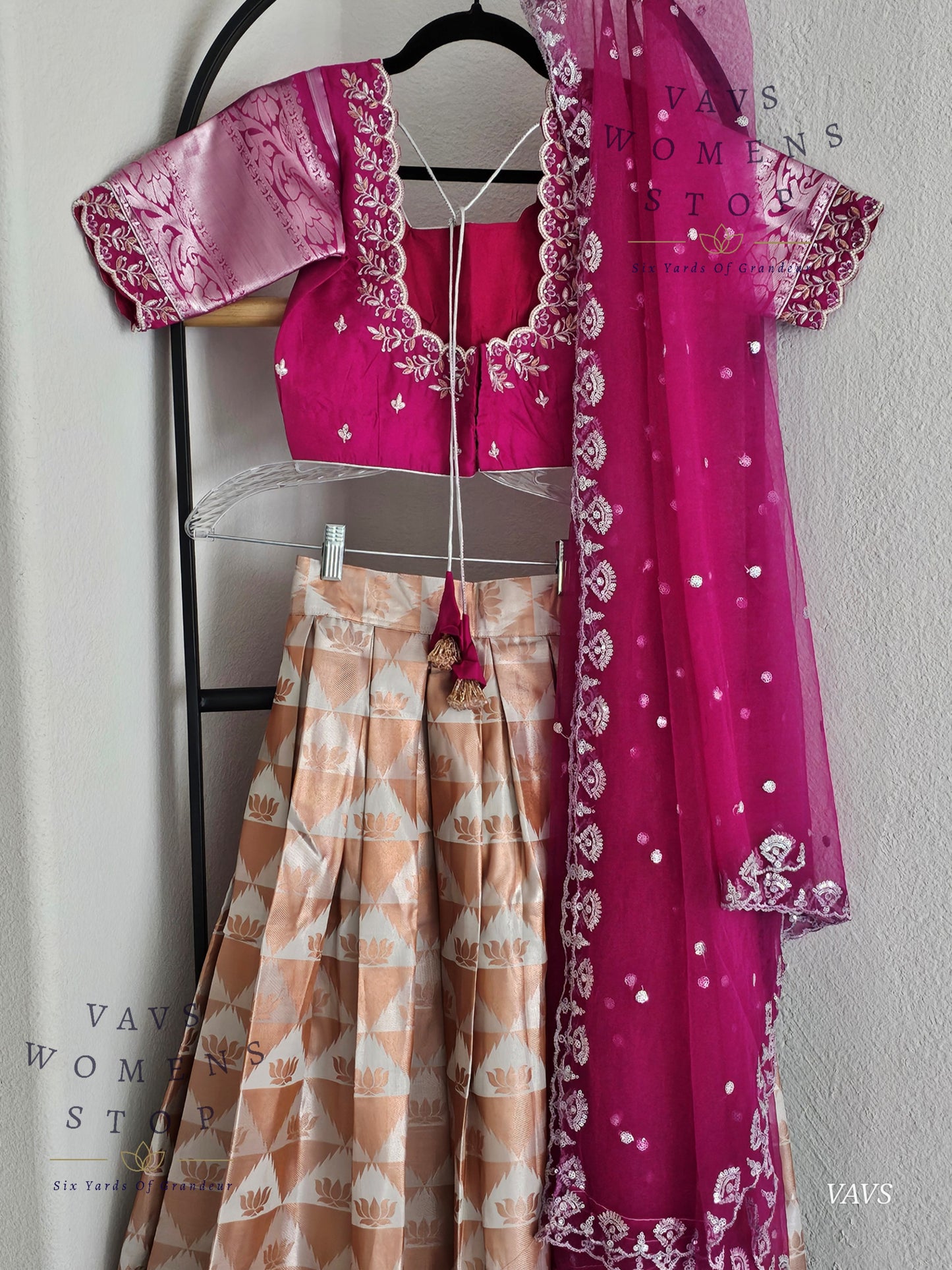 Traditional Half Saree Set