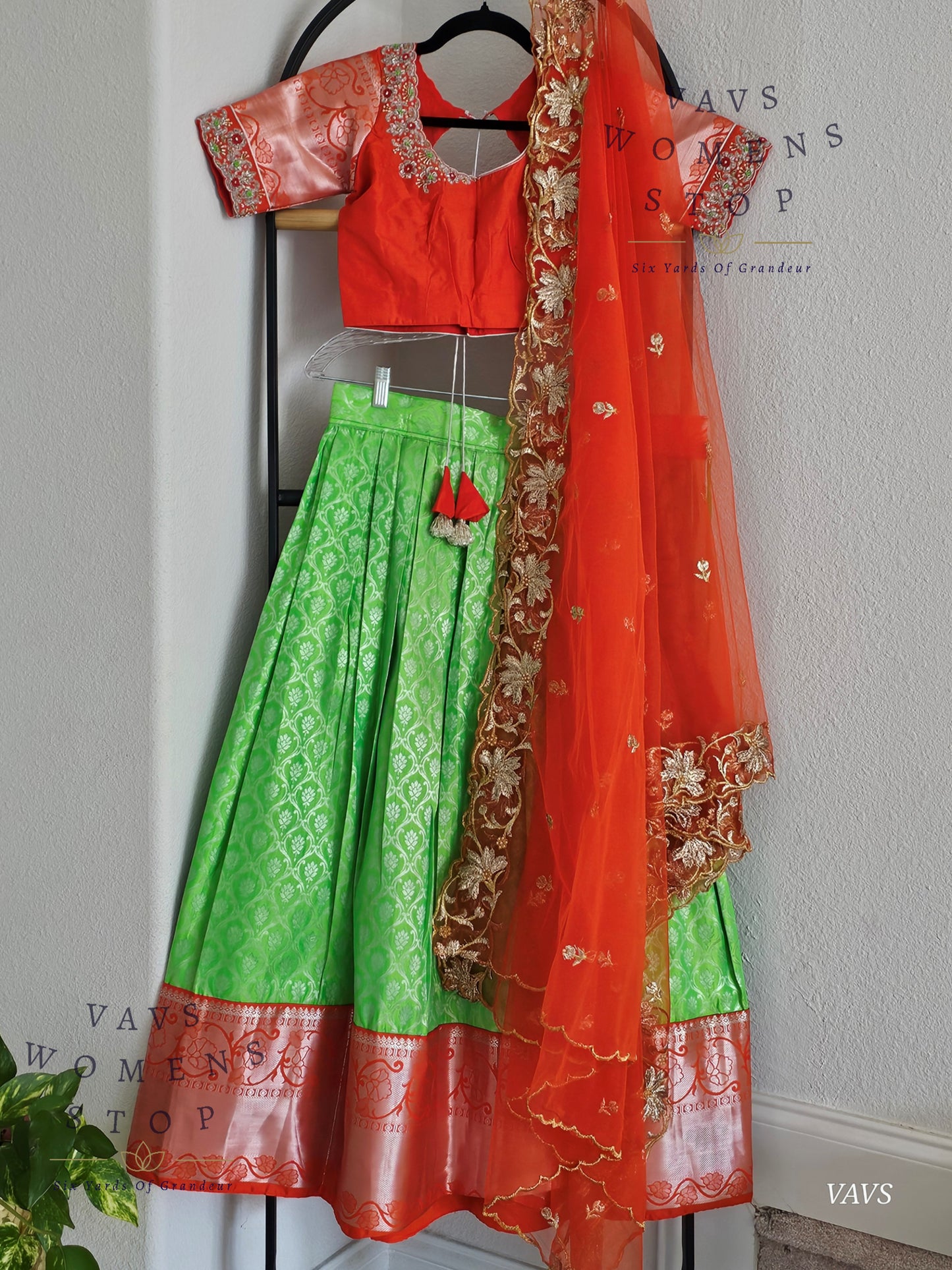Traditional Half Saree Set