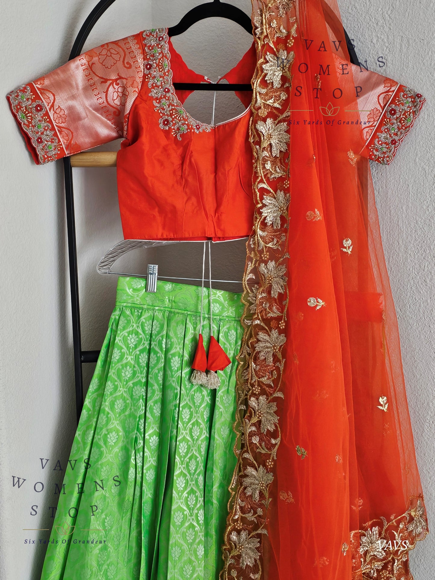 Traditional Half Saree Set