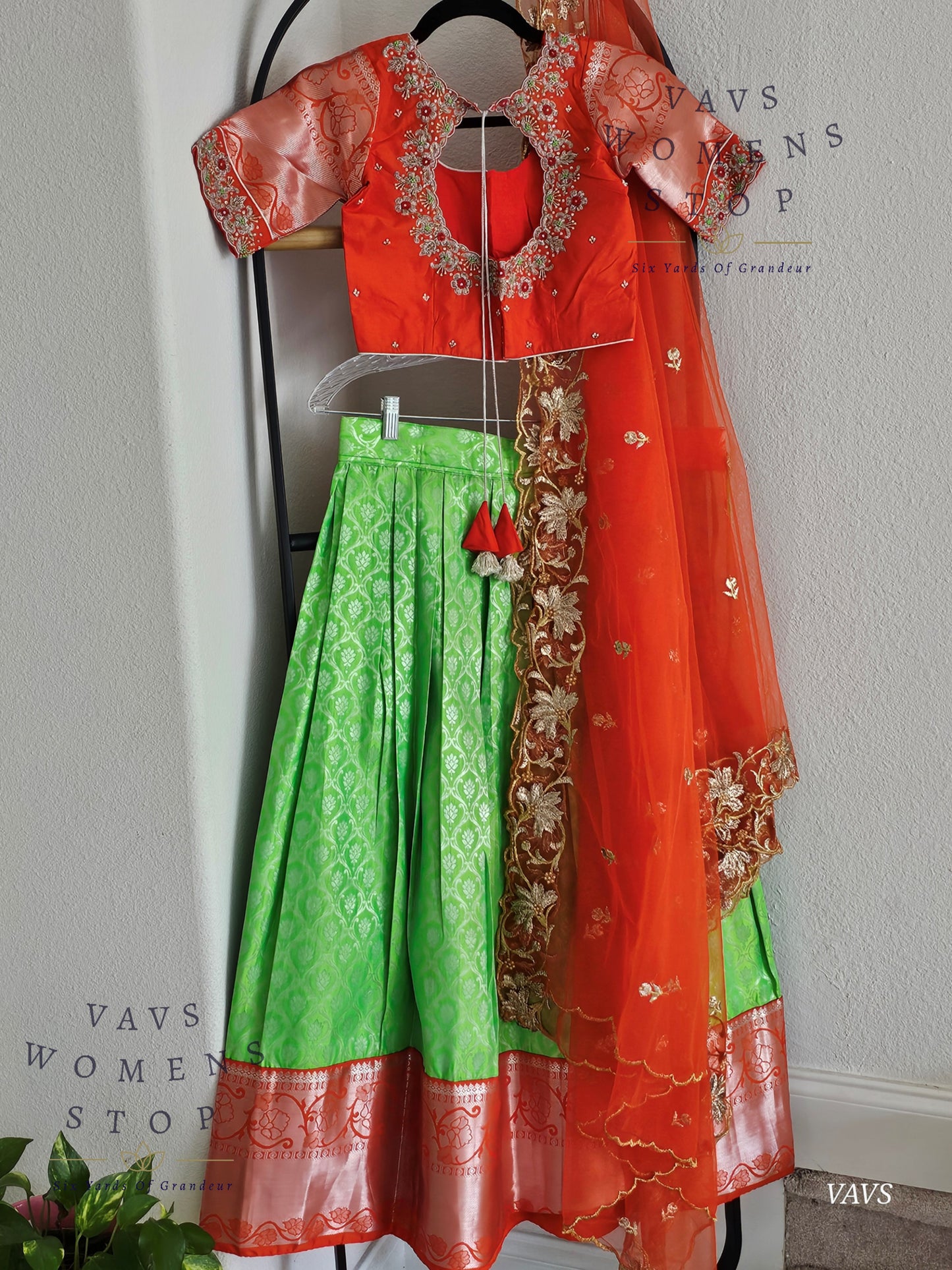 Traditional Half Saree Set