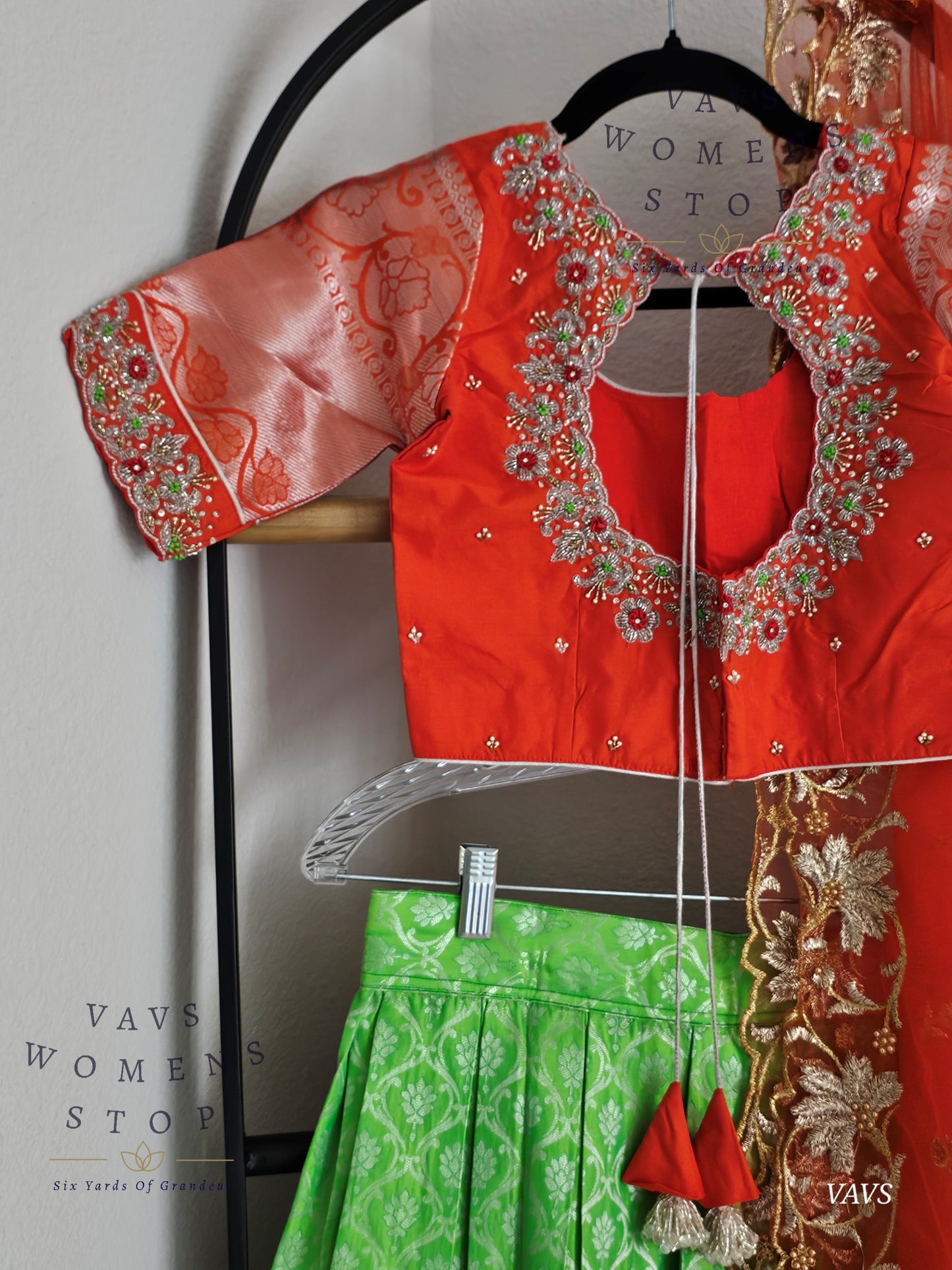 Traditional Half Saree Set