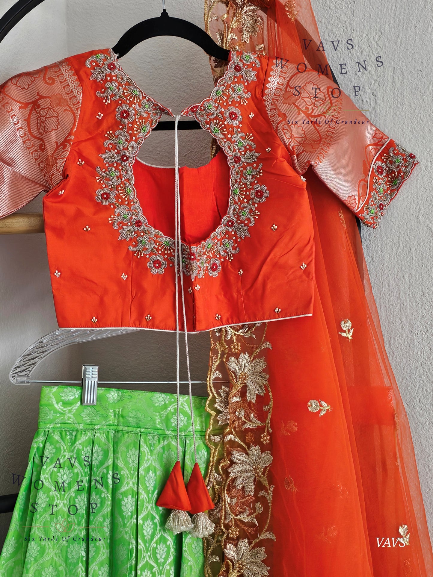 Traditional Half Saree Set