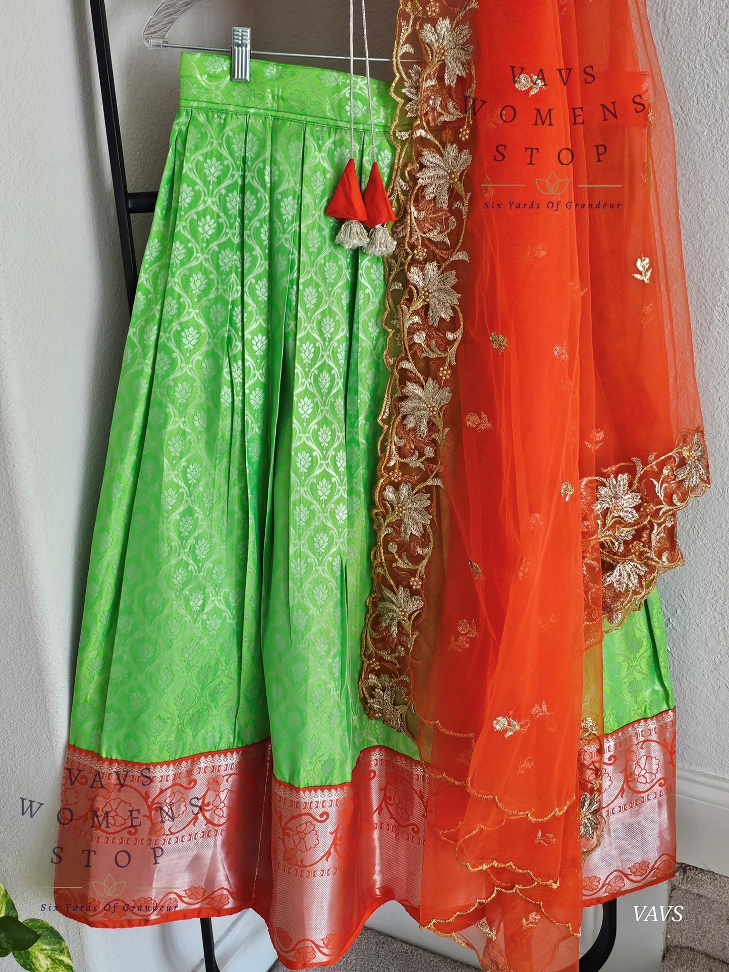 Traditional Half Saree Set