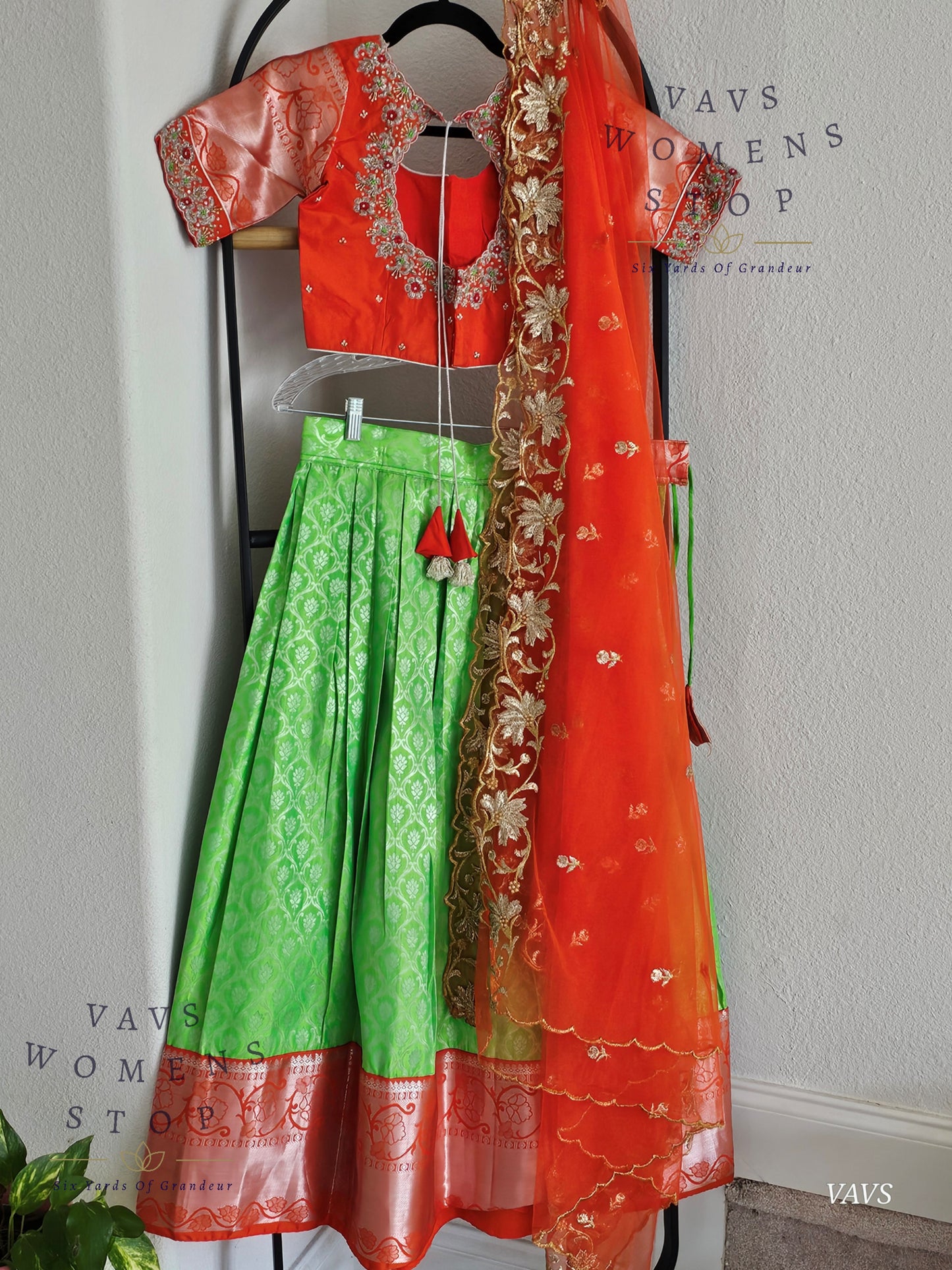Traditional Half Saree Set