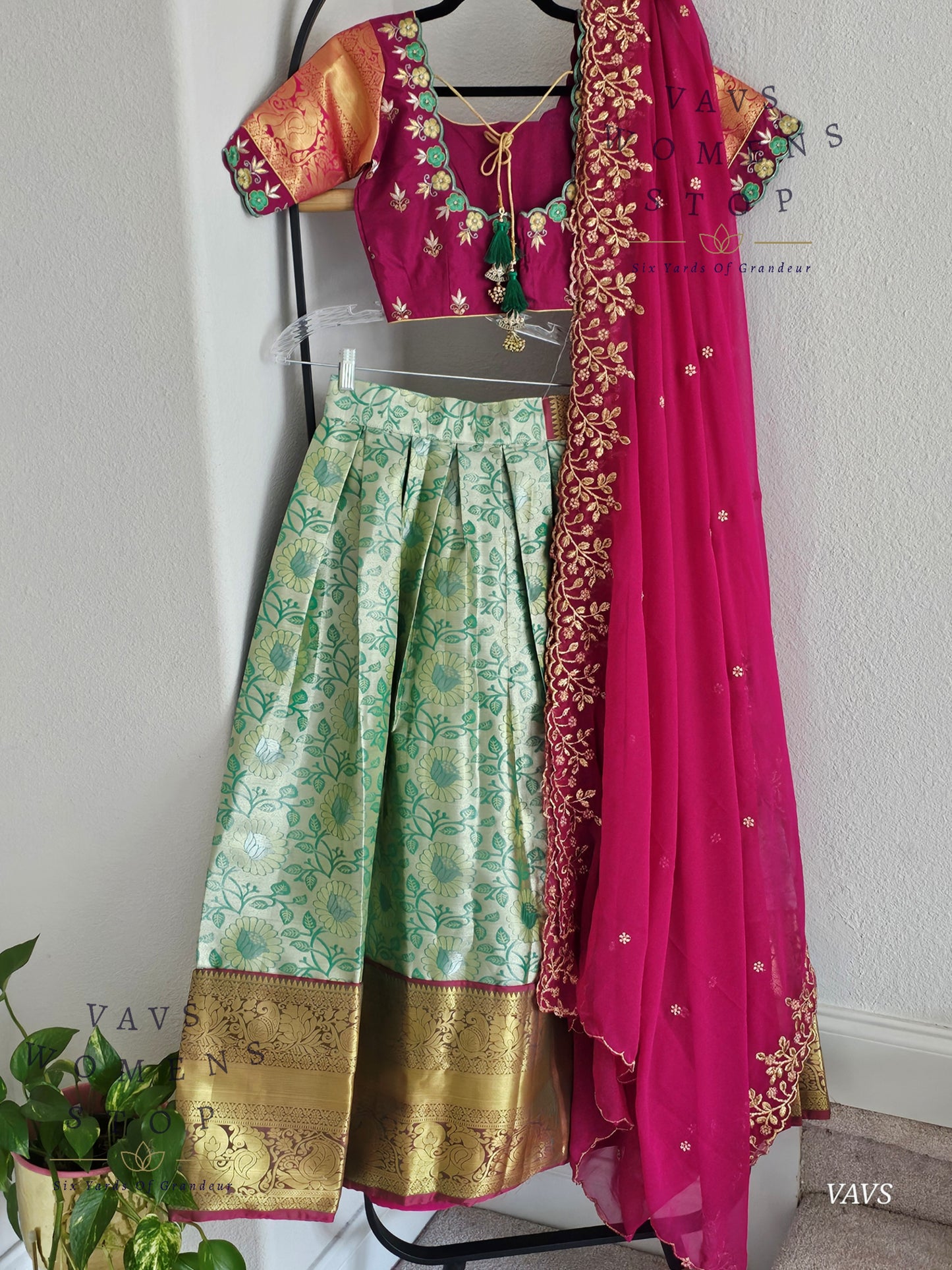 Traditional Half Saree Set