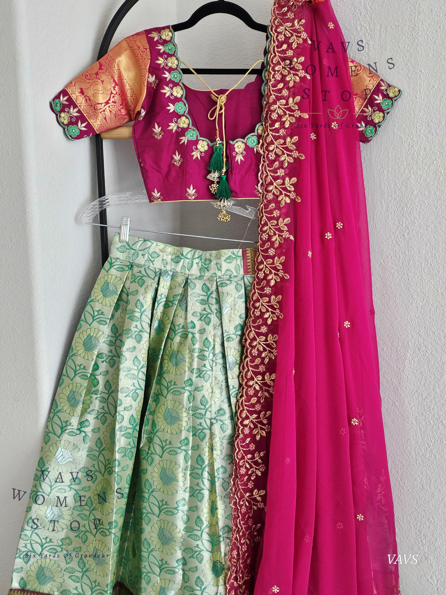 Traditional Half Saree Set