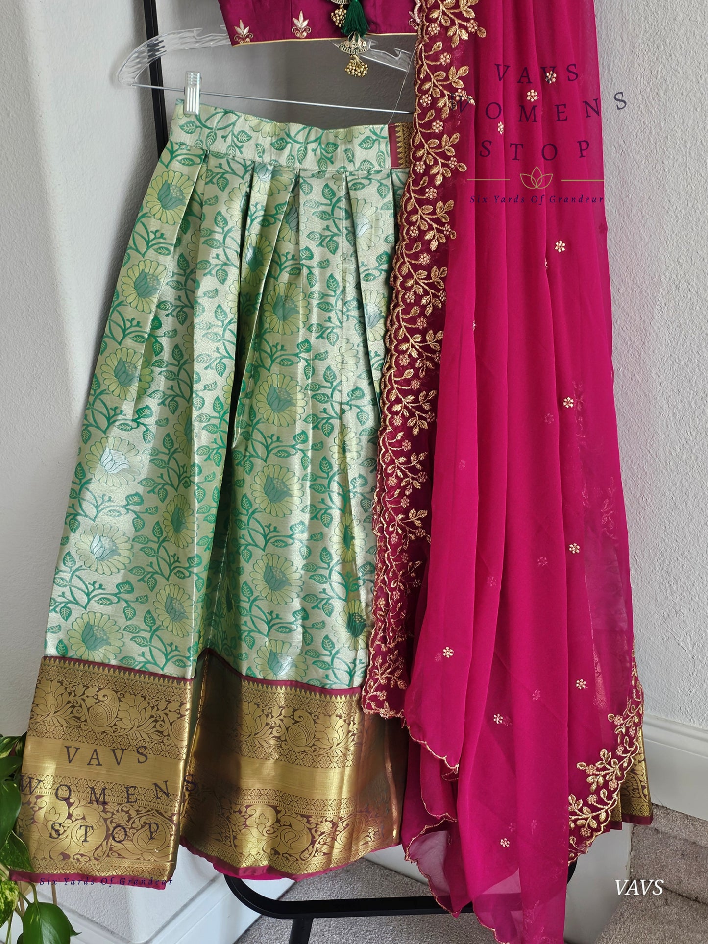 Traditional Half Saree Set