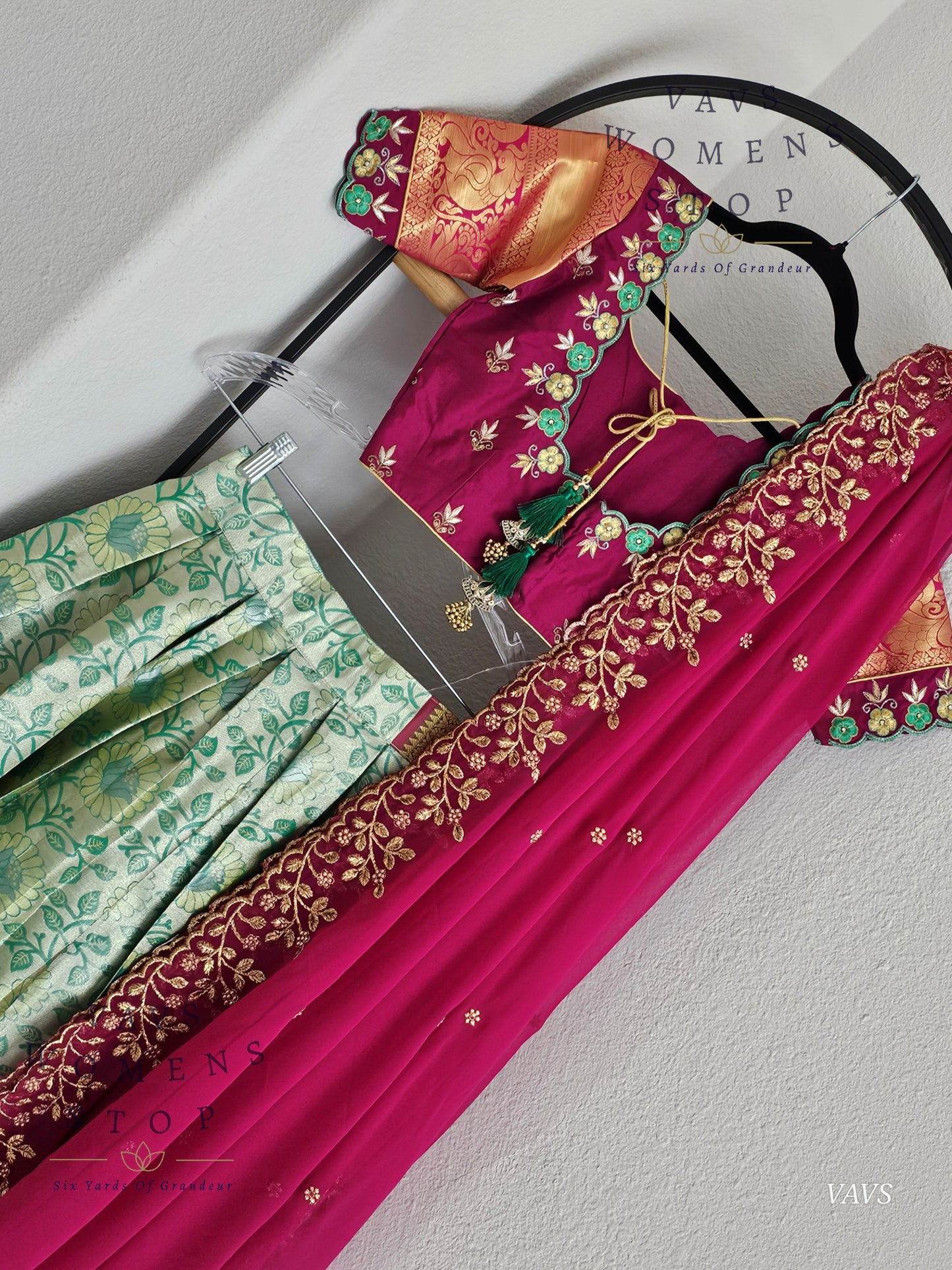 Traditional Half Saree Set