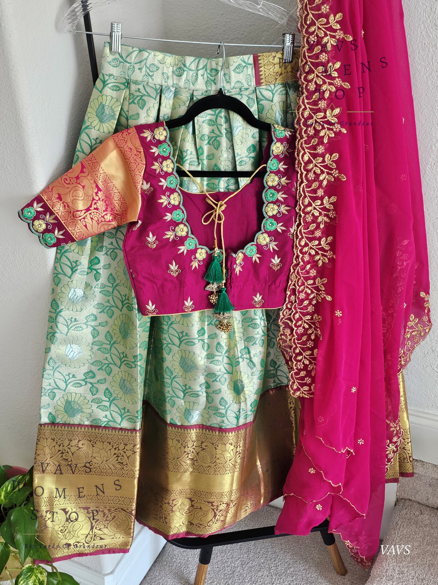 Traditional Half Saree Set