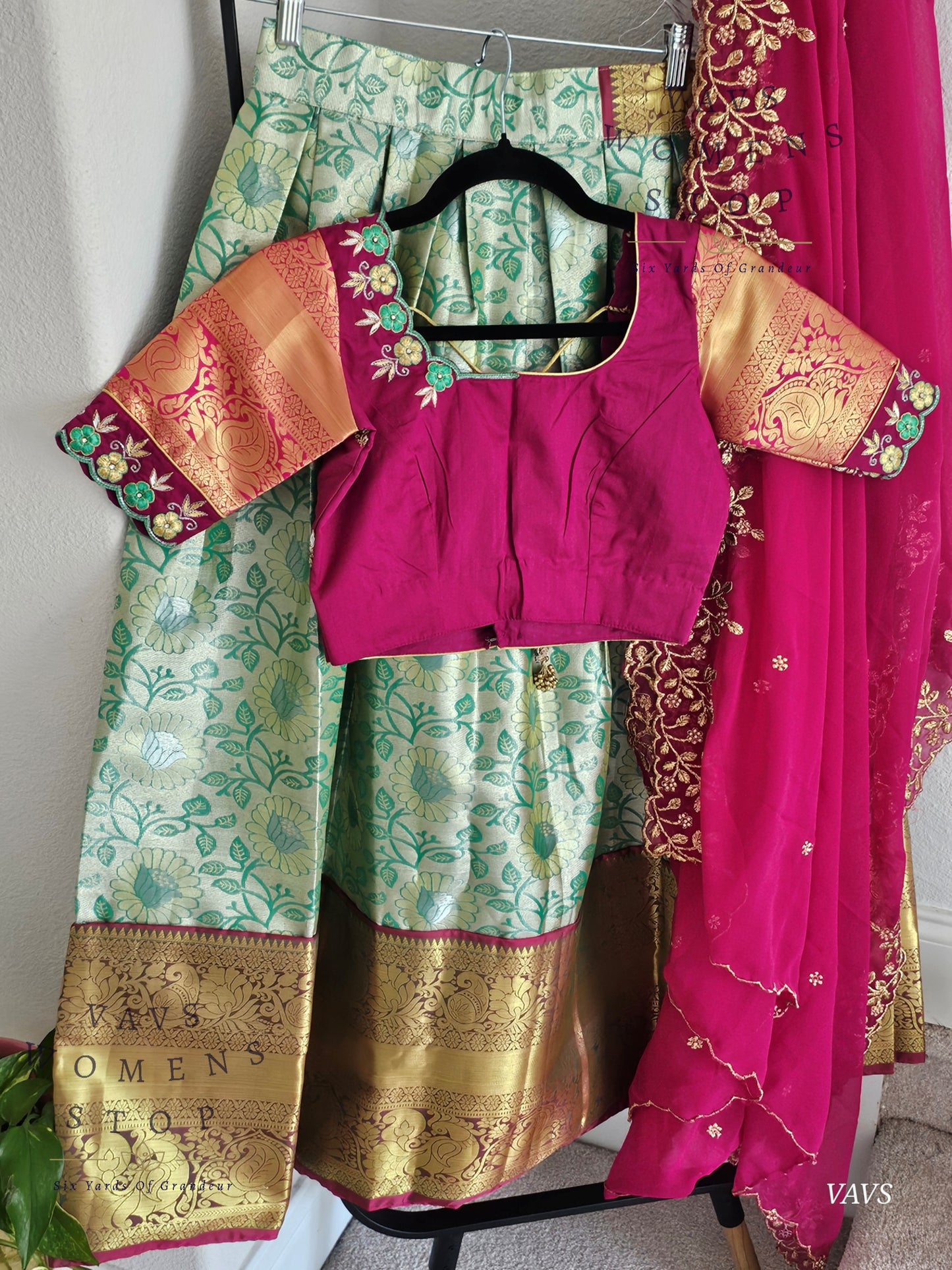 Traditional Half Saree Set