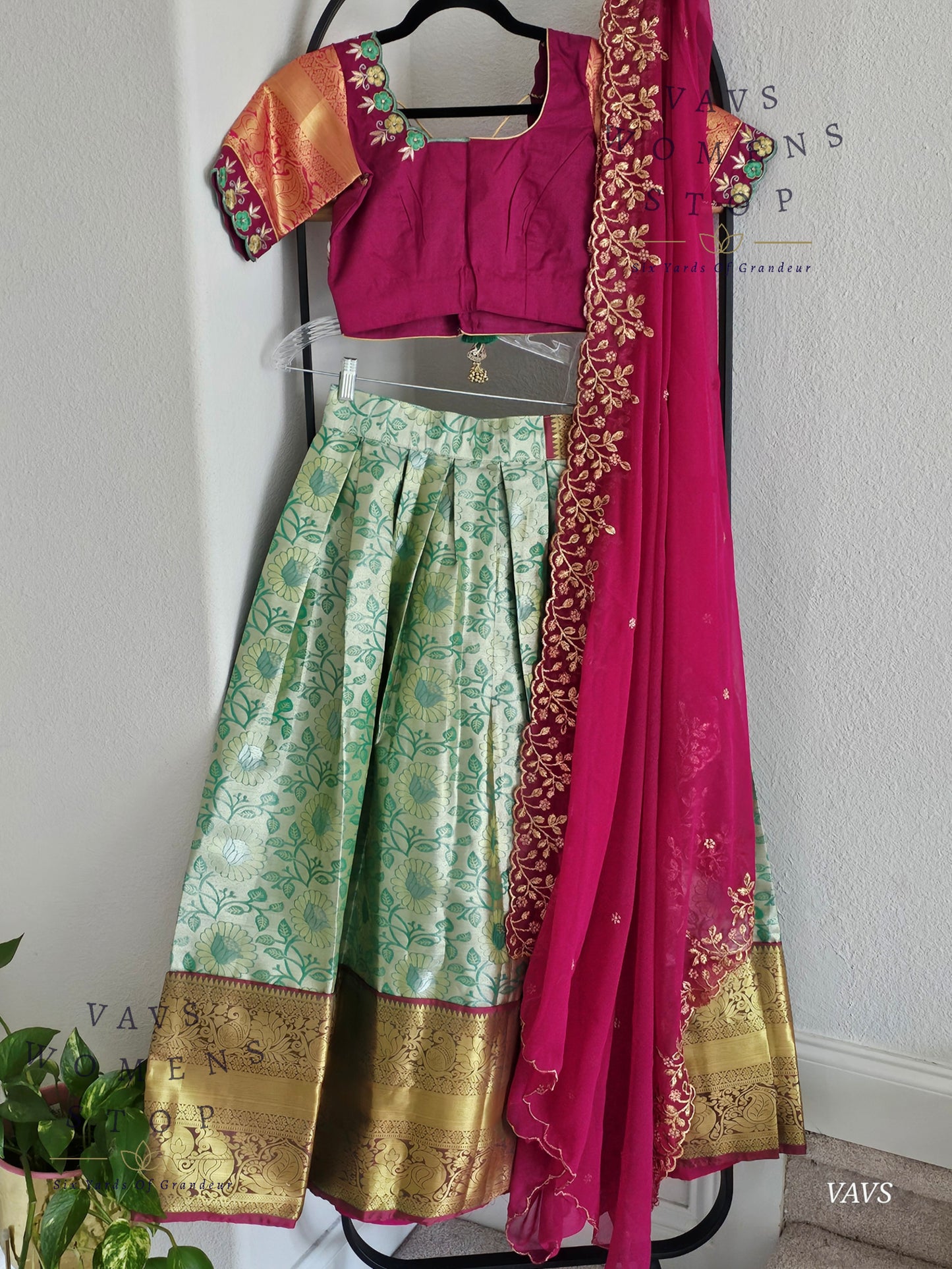 Traditional Half Saree Set