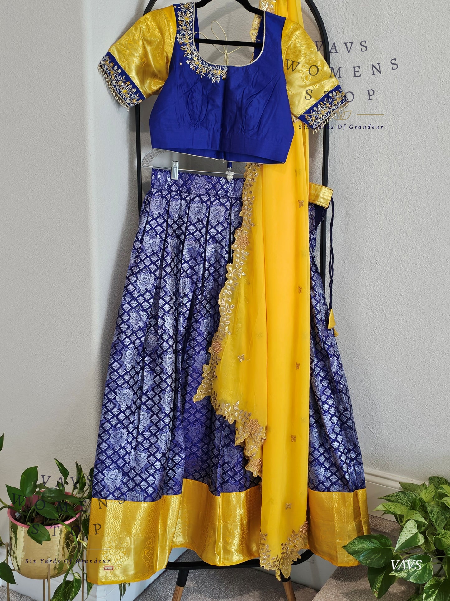 Traditional Half Saree Set