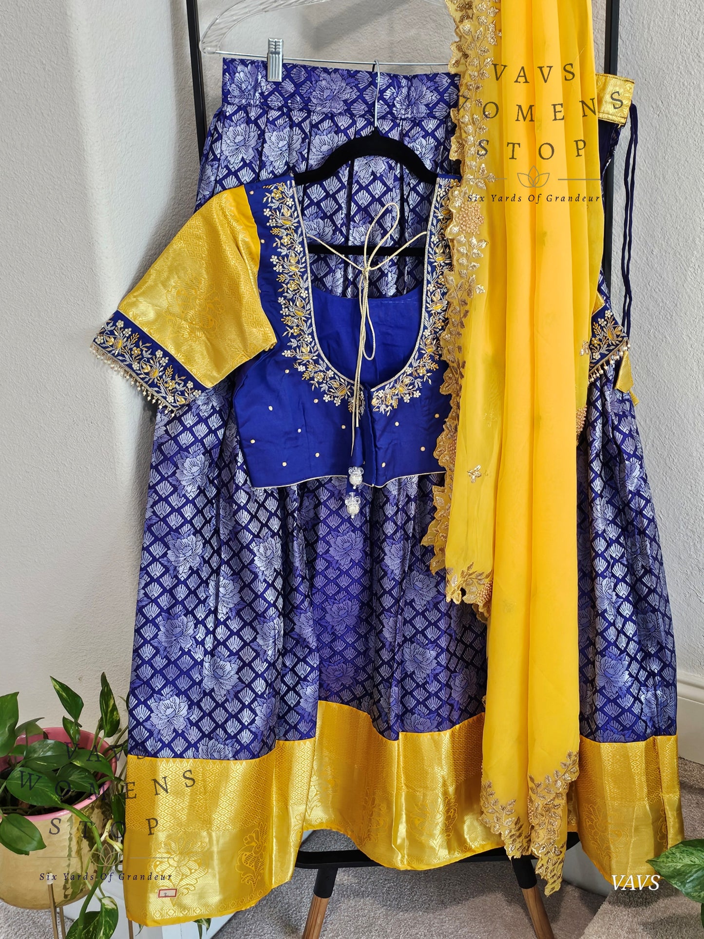 Traditional Half Saree Set