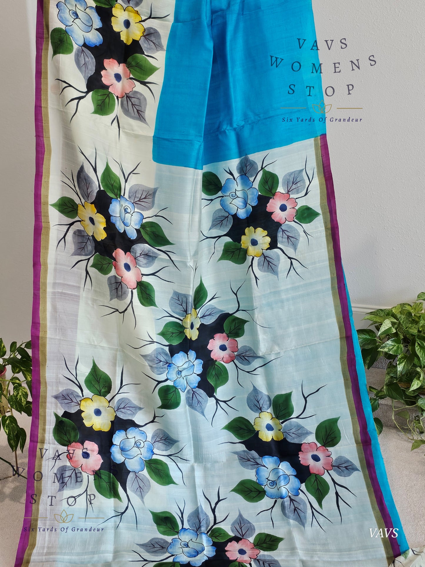 Exclusive Designer Pure Tussar Silk Saree