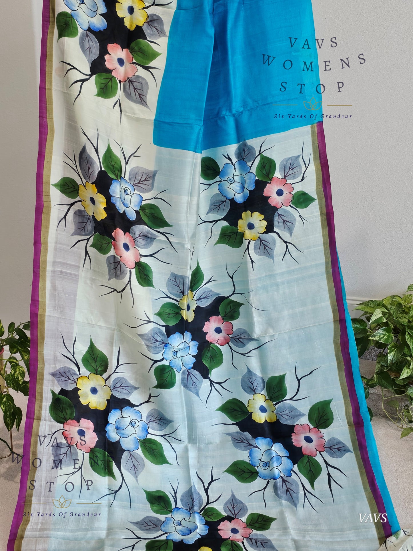 Exclusive Designer Pure Tussar Silk Saree